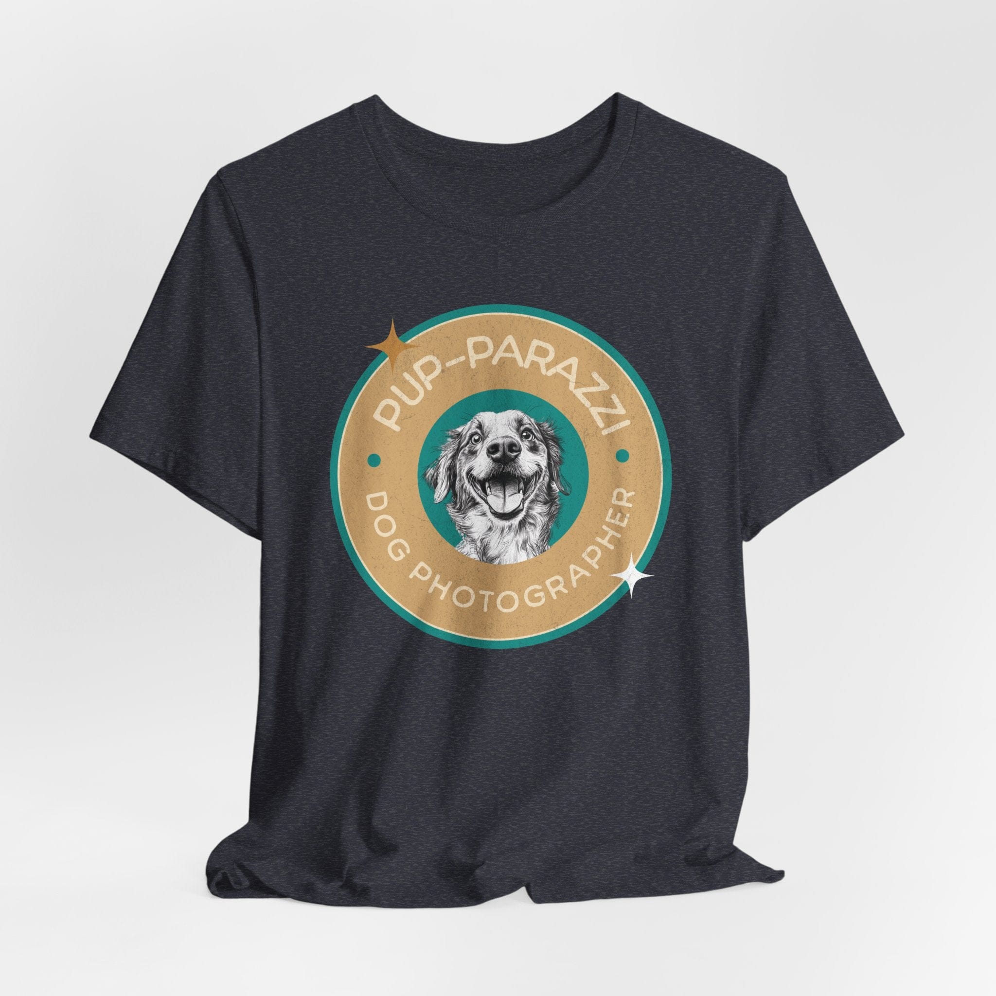 T-Shirt Heather Navy / S Pup-parazzi Premium Unisex Tee - Fun Casual Wear for Dog Lovers --reallyintothat