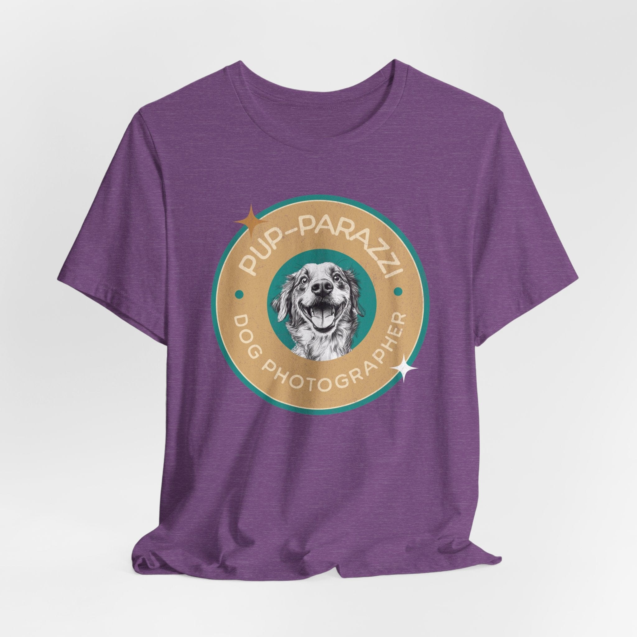 T-Shirt Heather Team Purple / S Pup-parazzi Premium Unisex Tee - Fun Casual Wear for Dog Lovers --reallyintothat