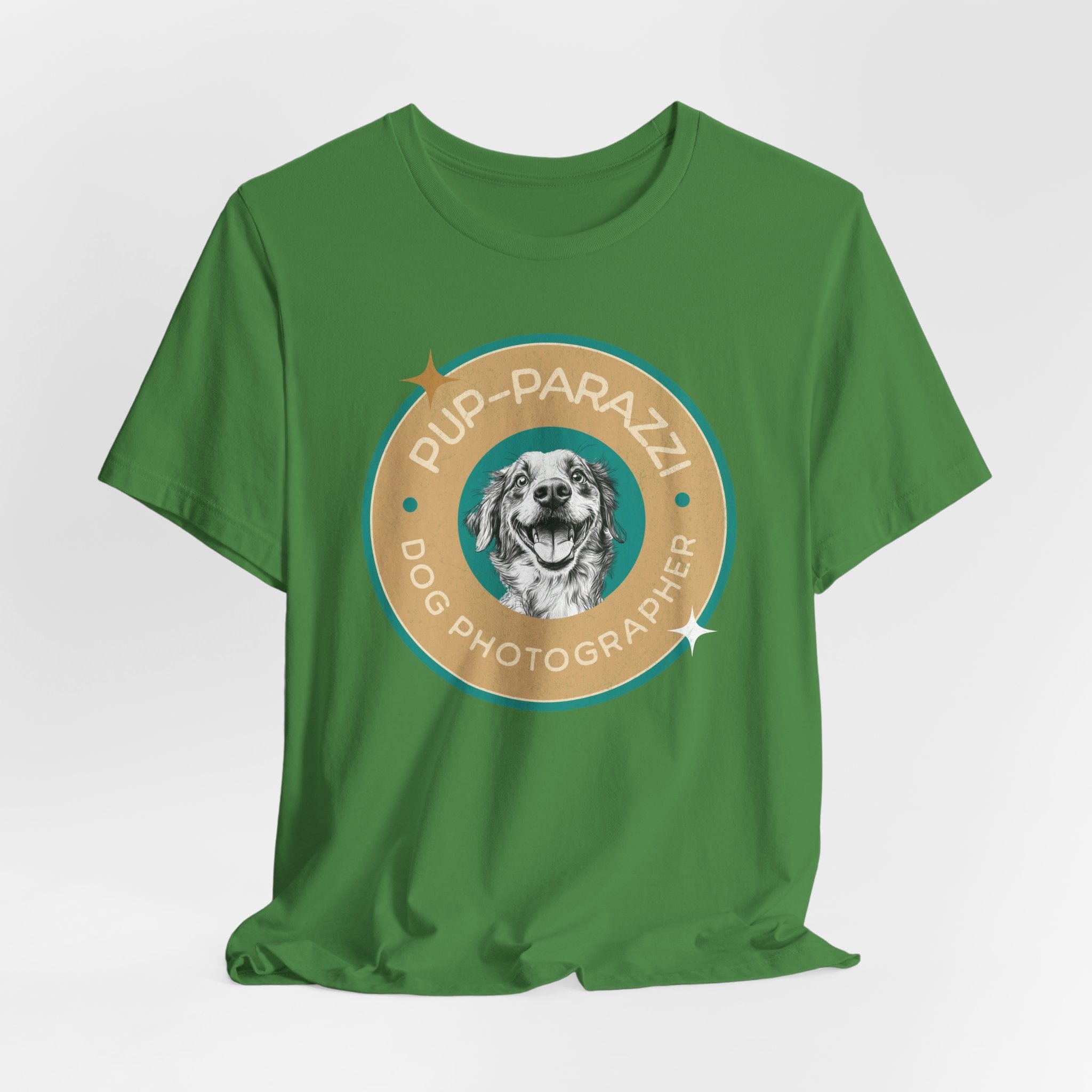 T-Shirt Leaf / S Pup-parazzi Premium Unisex Tee - Fun Casual Wear for Dog Lovers --reallyintothat