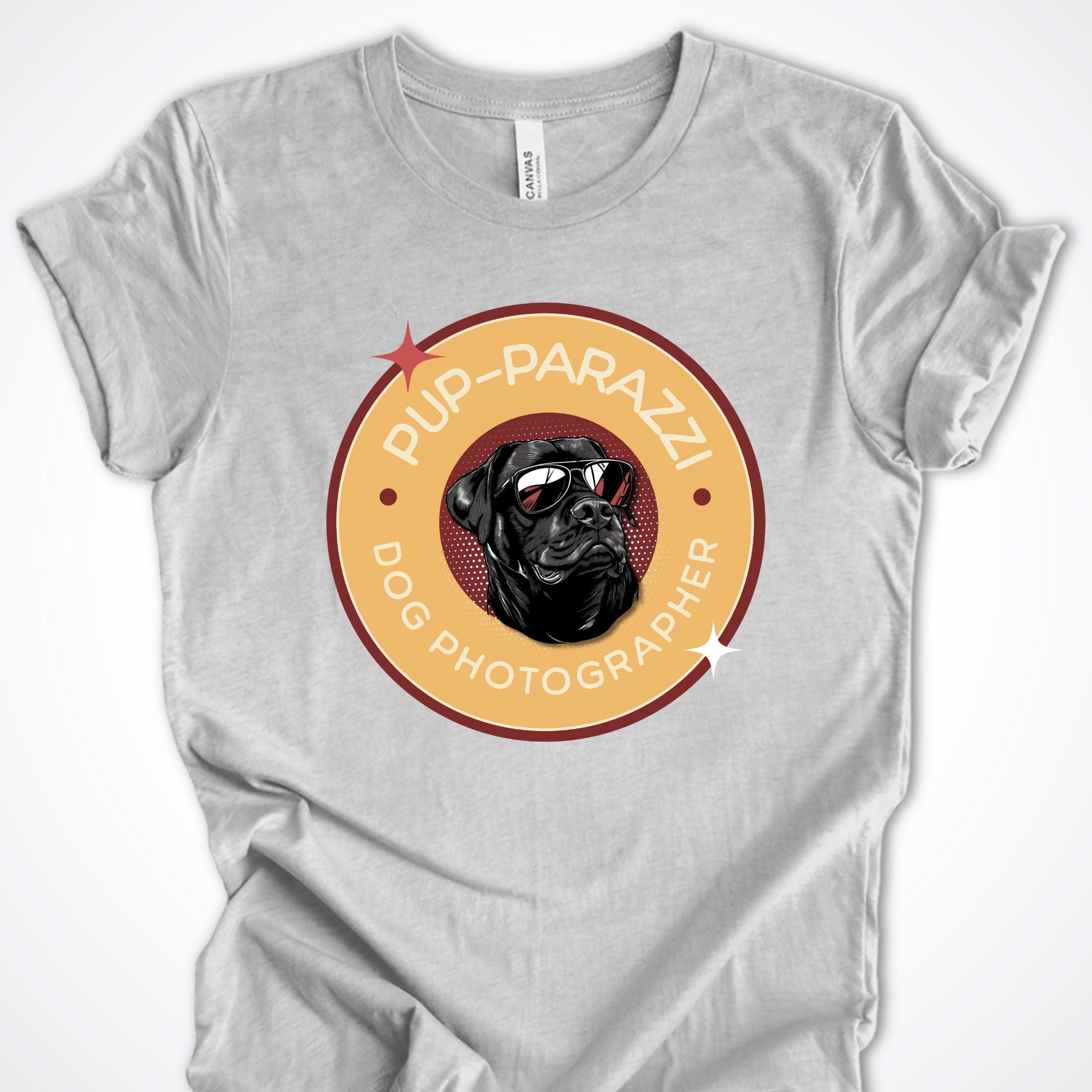 T-Shirt Athletic Heather / S Pup-parazzi Rottweiler Premium Unisex T-Shirt ReallyintoDogs