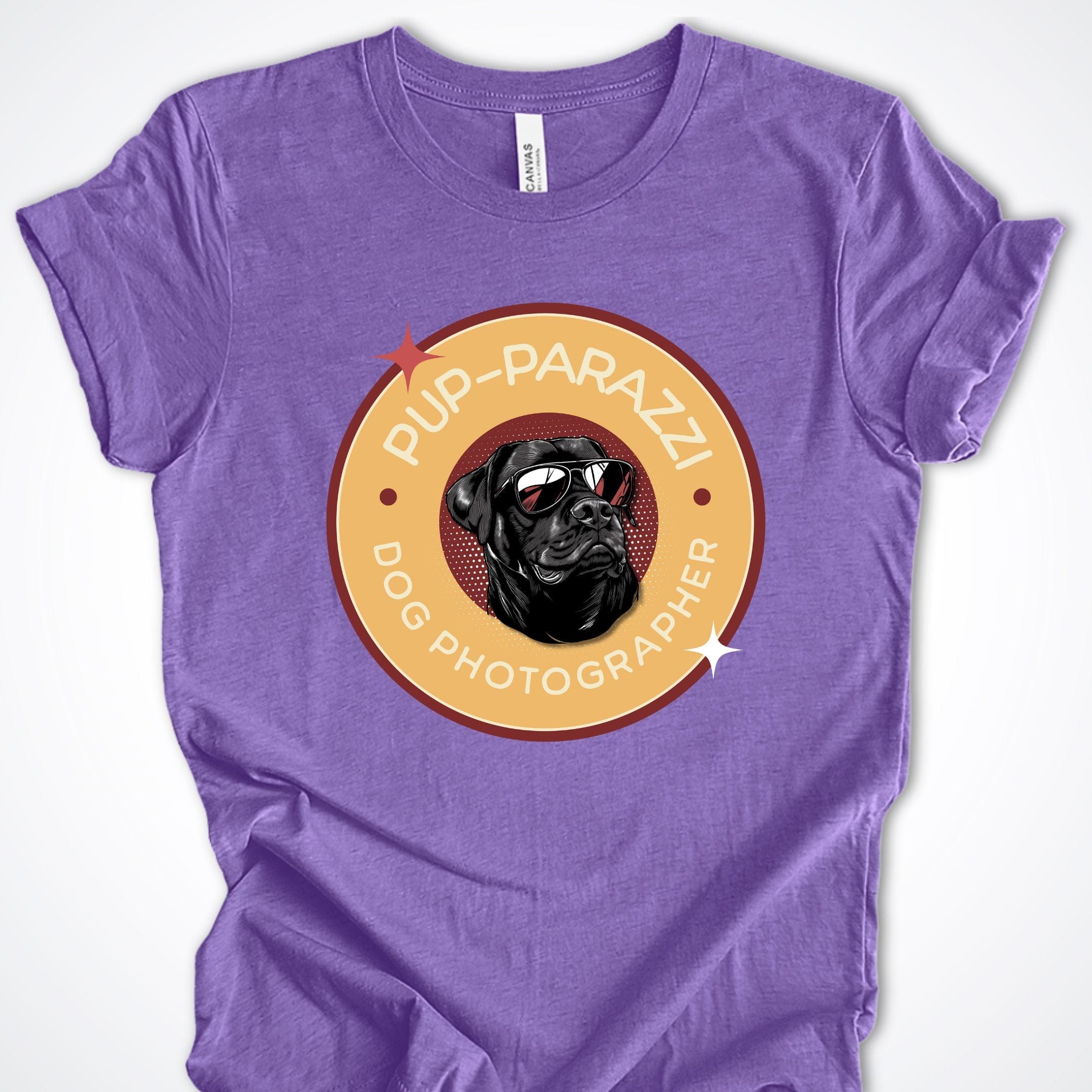 T-Shirt Heather Team Purple / S Pup-parazzi Rottweiler Premium Unisex T-Shirt ReallyintoDogs