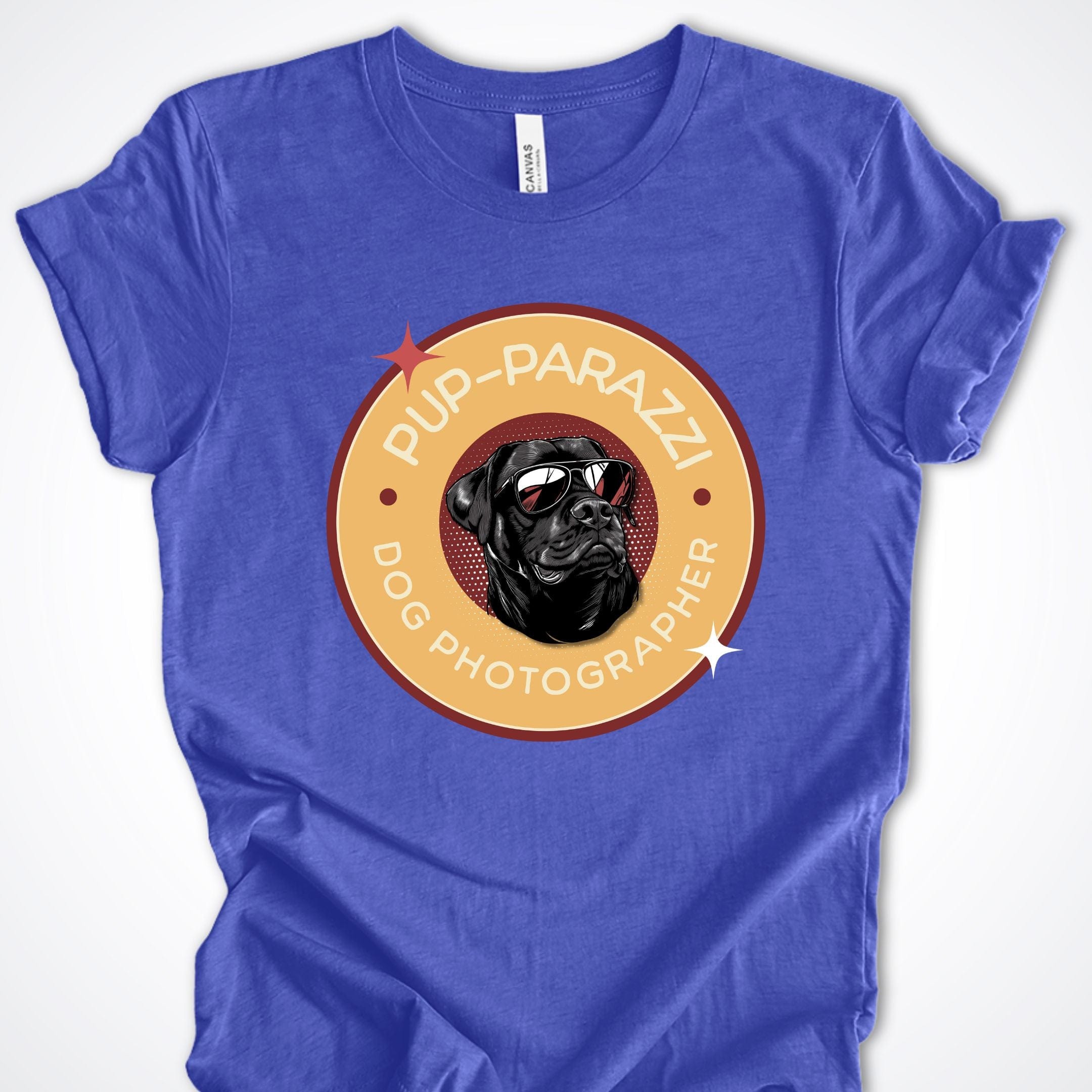 T-Shirt Heather True Royal / S Pup-parazzi Rottweiler Premium Unisex T-Shirt ReallyintoDogs