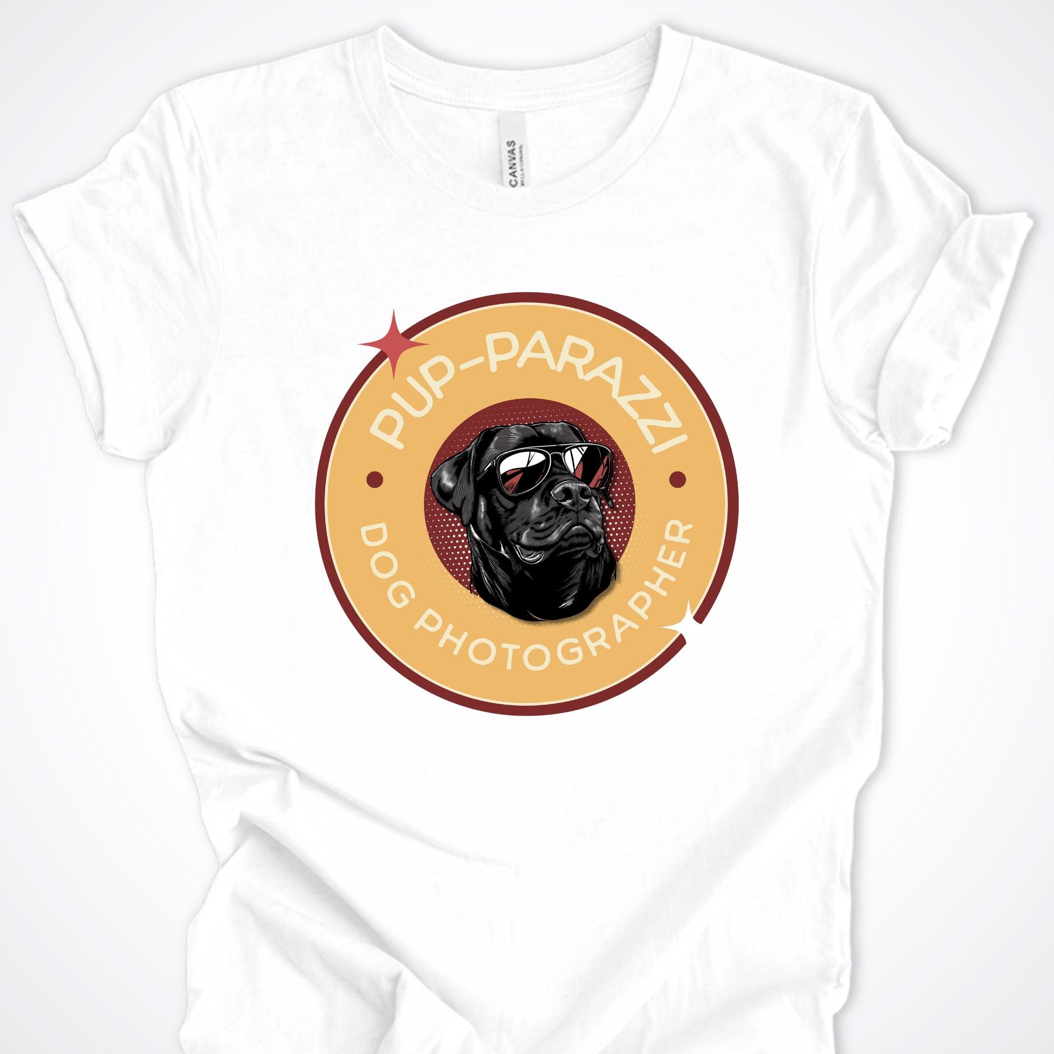 T-Shirt White / S Pup-parazzi Rottweiler Premium Unisex T-Shirt ReallyintoDogs