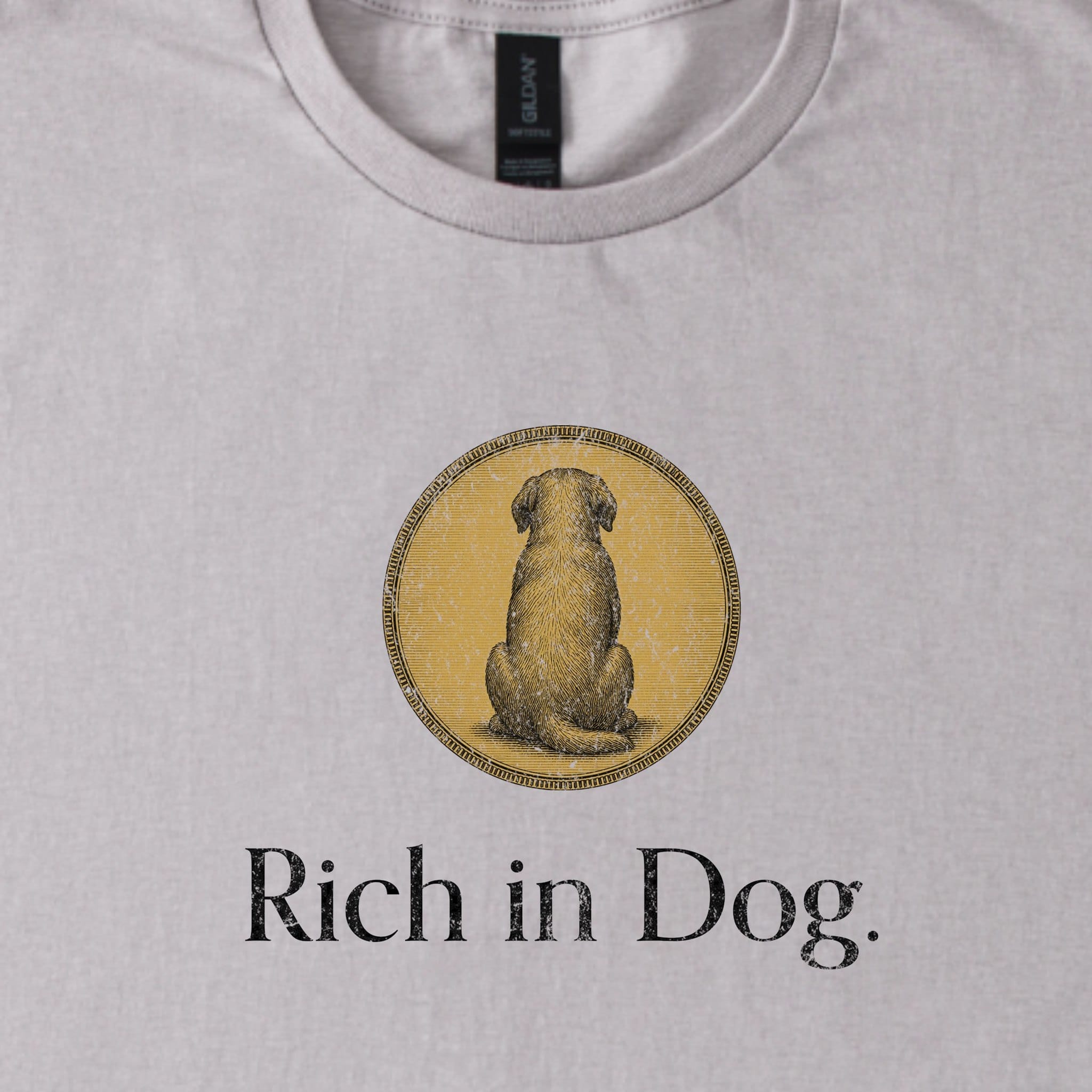 T-Shirt Rich in Dog Coin Classic T-Shirt ReallyintoDogs