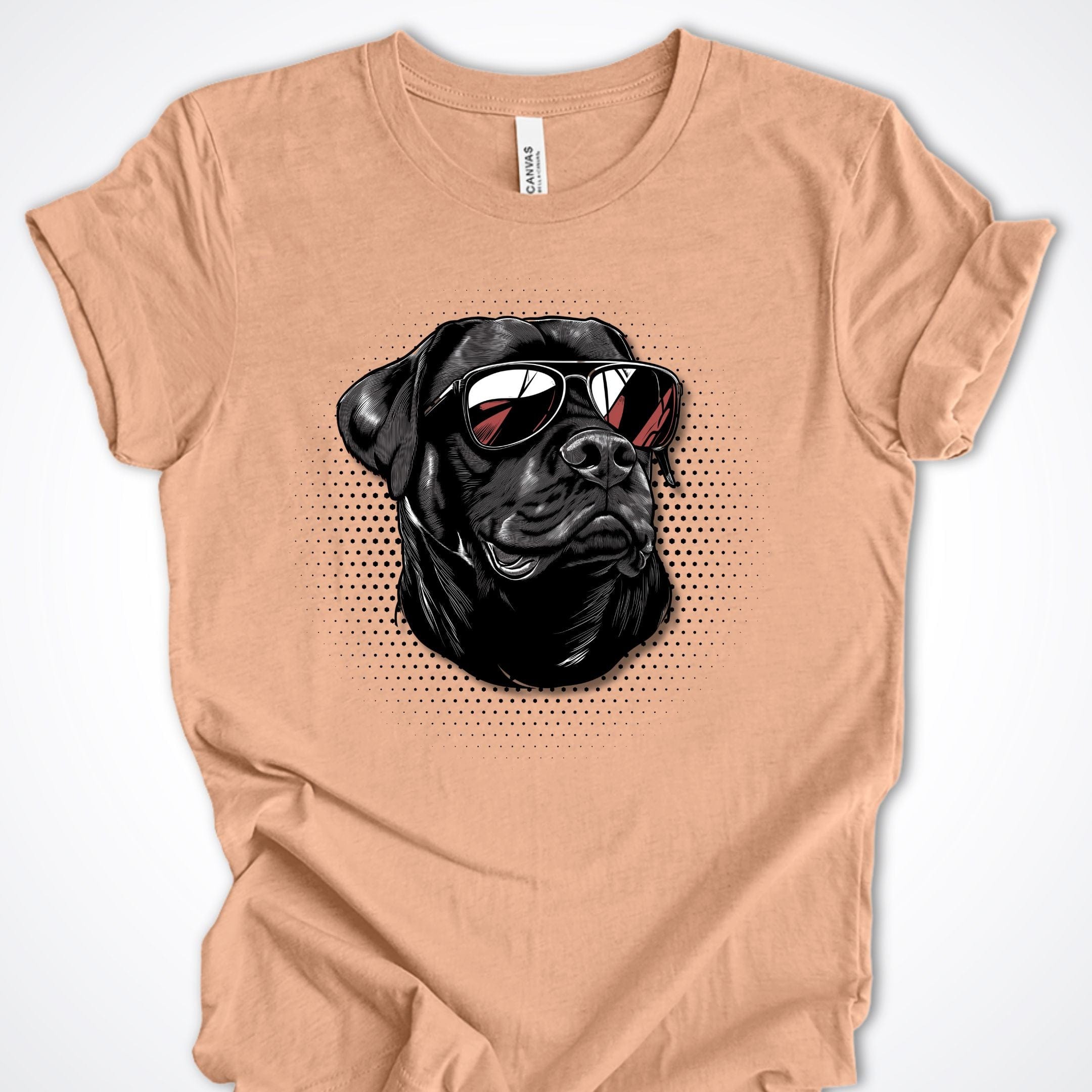 T-Shirt Heather Peach / S Rottweiler Top Dog Premium Unisex T-Shirt ReallyintoDogs