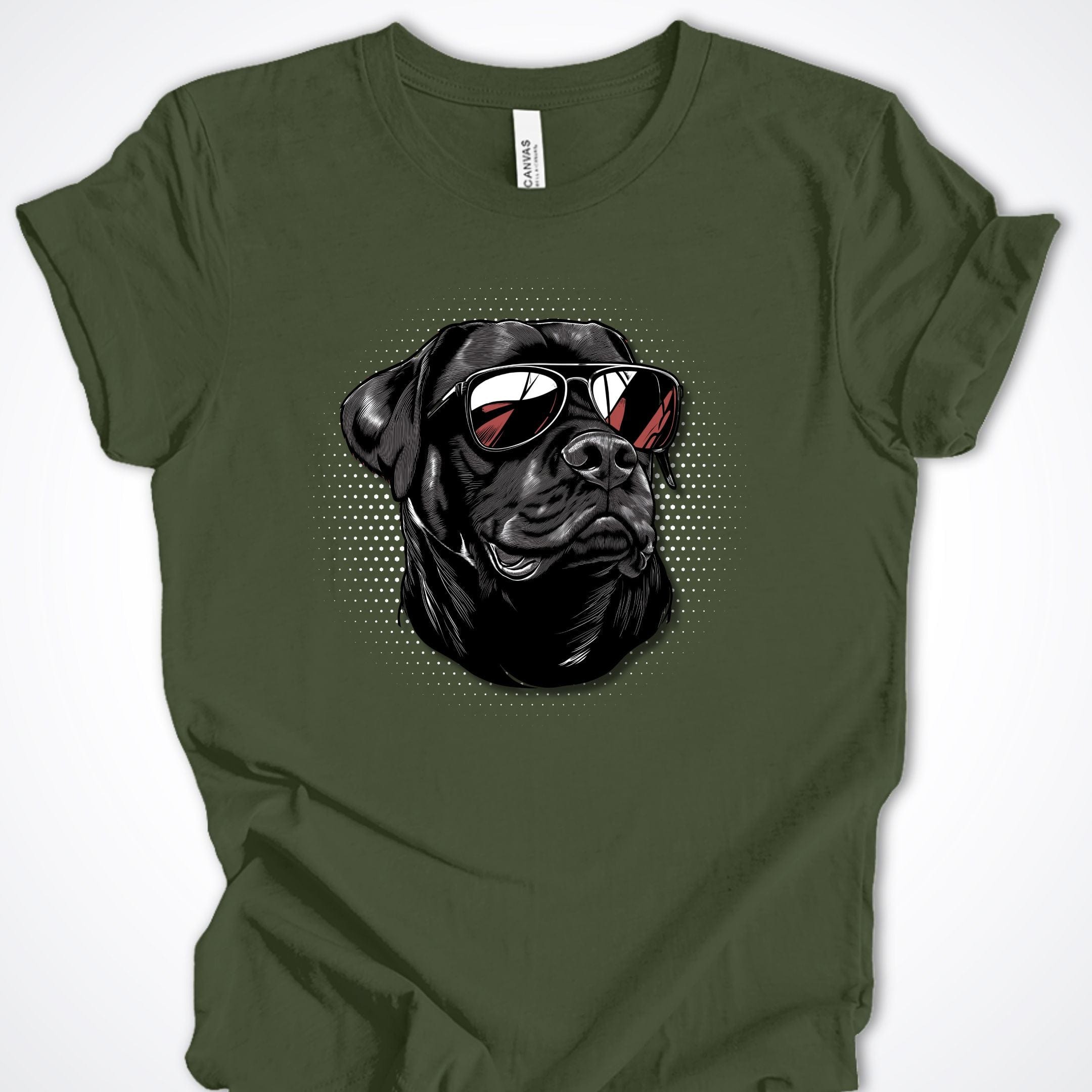 T-Shirt Military Green / S Rottweiler Top Dog Premium Unisex T-Shirt ReallyintoDogs