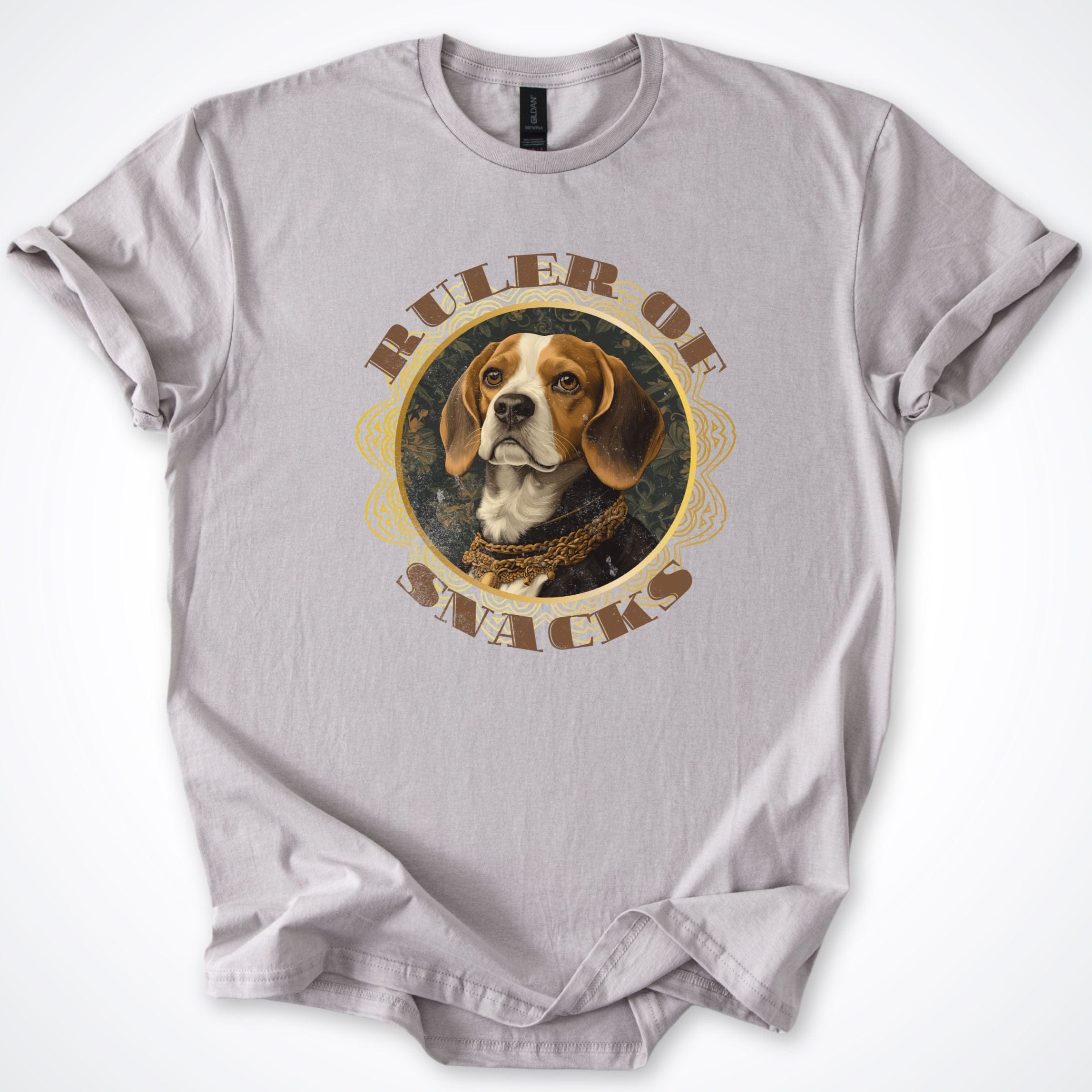 T-Shirt Ice Grey / S Ruler of Snacks Beagle T-Shirt ReallyintoDogs