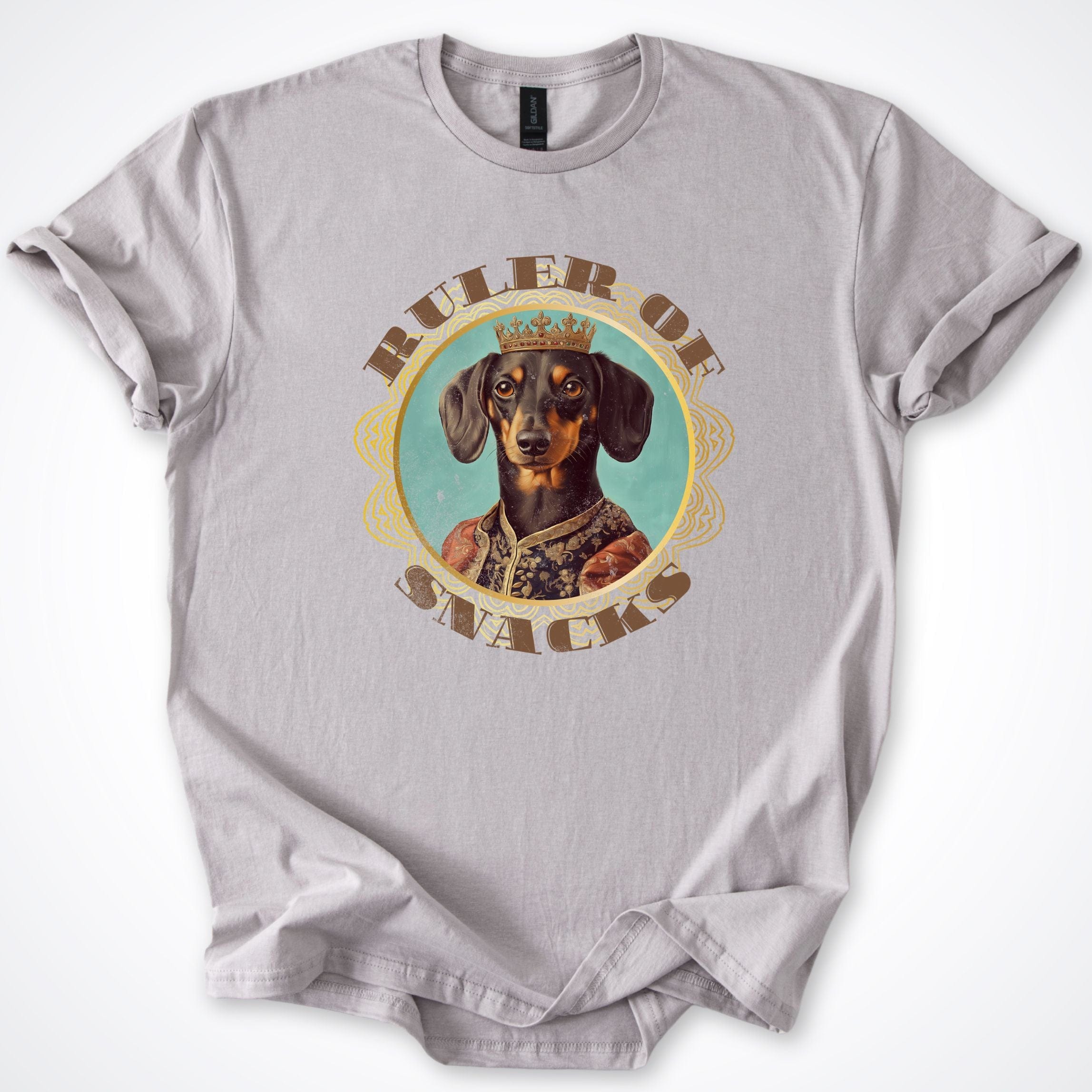 T-Shirt Ice Grey / S Ruler of Snacks Dachshund T-Shirt ReallyintoDogs