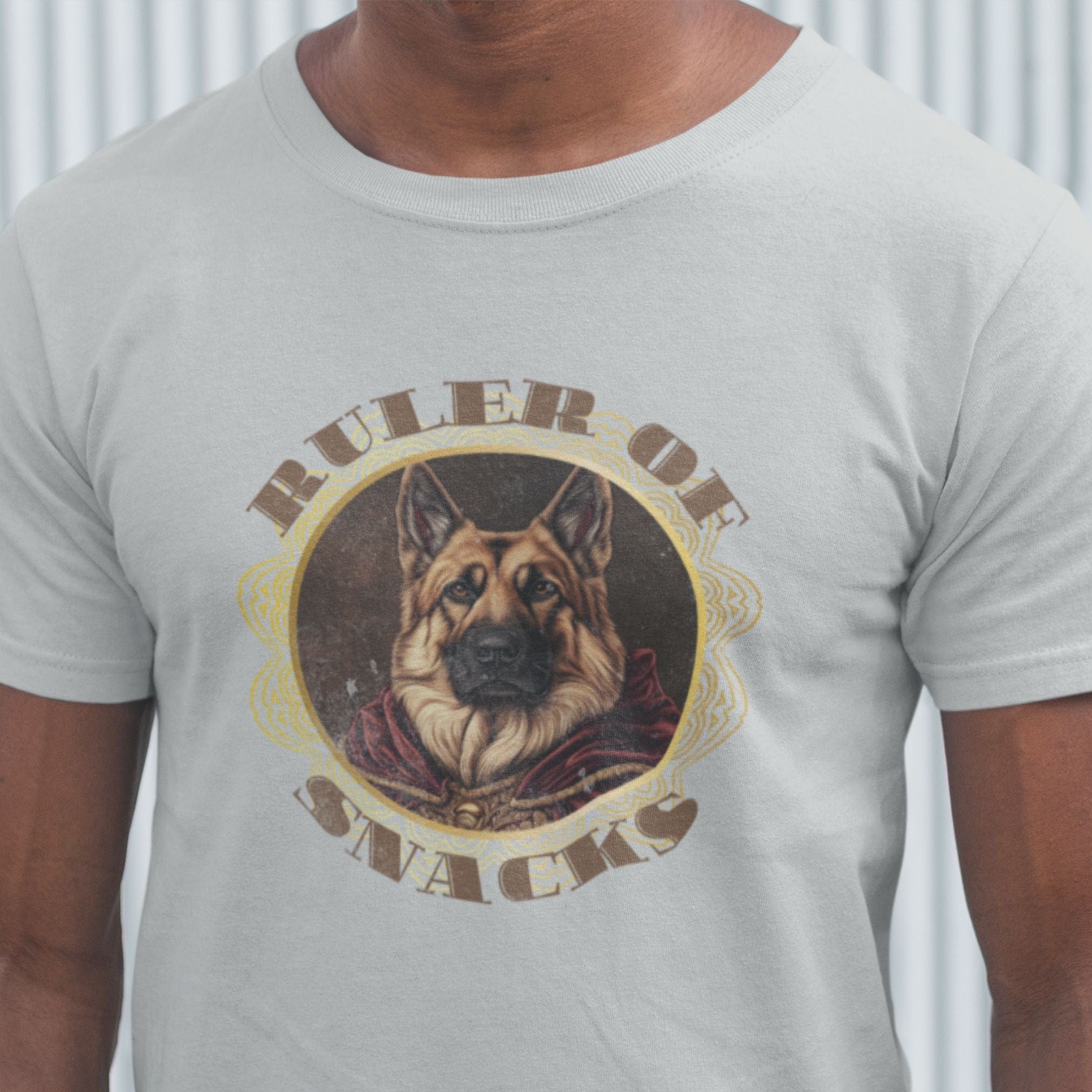 T-Shirt Ruler of Snacks German Shepherd Premium Unisex T-Shirt --reallyintothat