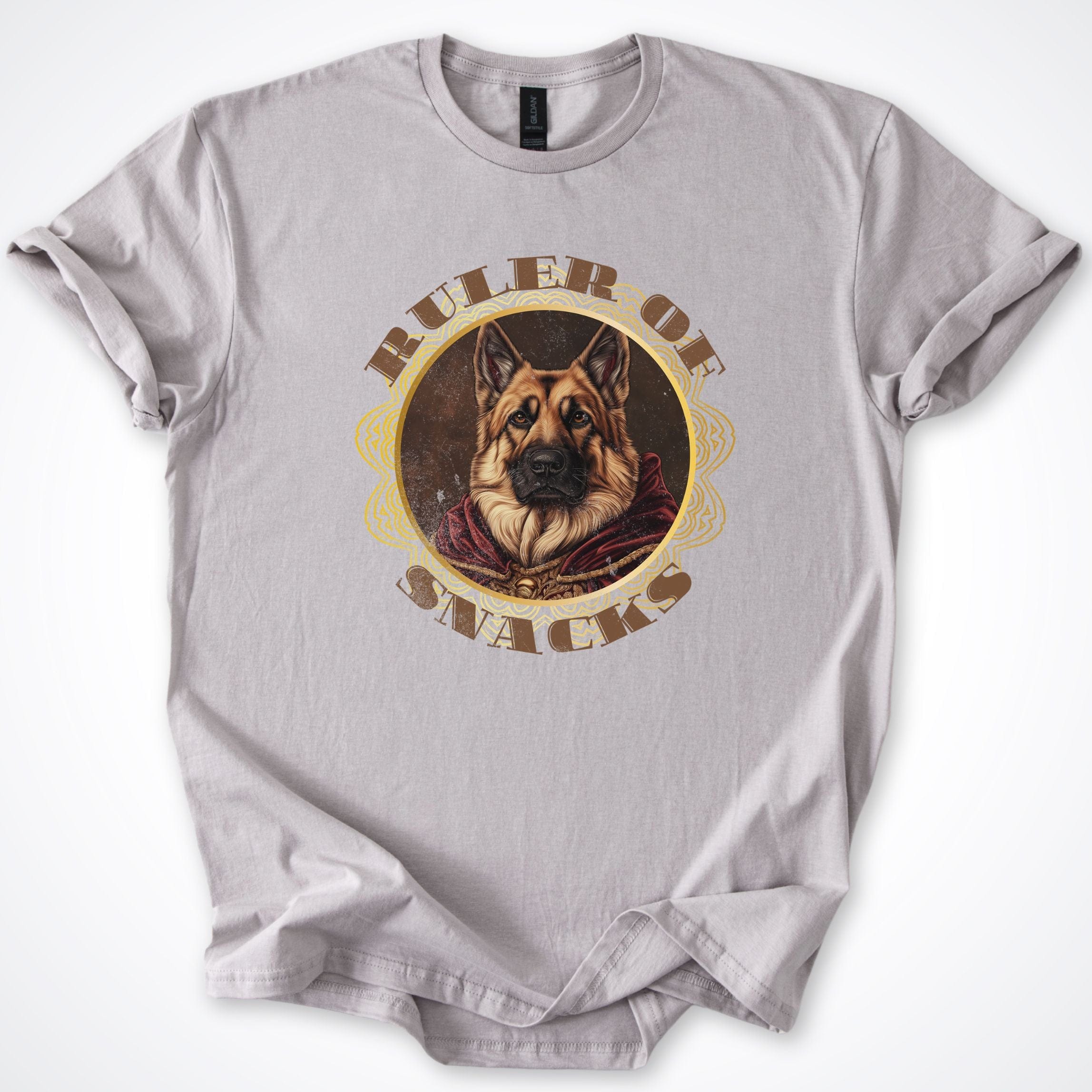T-Shirt Ice Grey / S Ruler of Snacks German Shepherd T-Shirt ReallyintoDogs