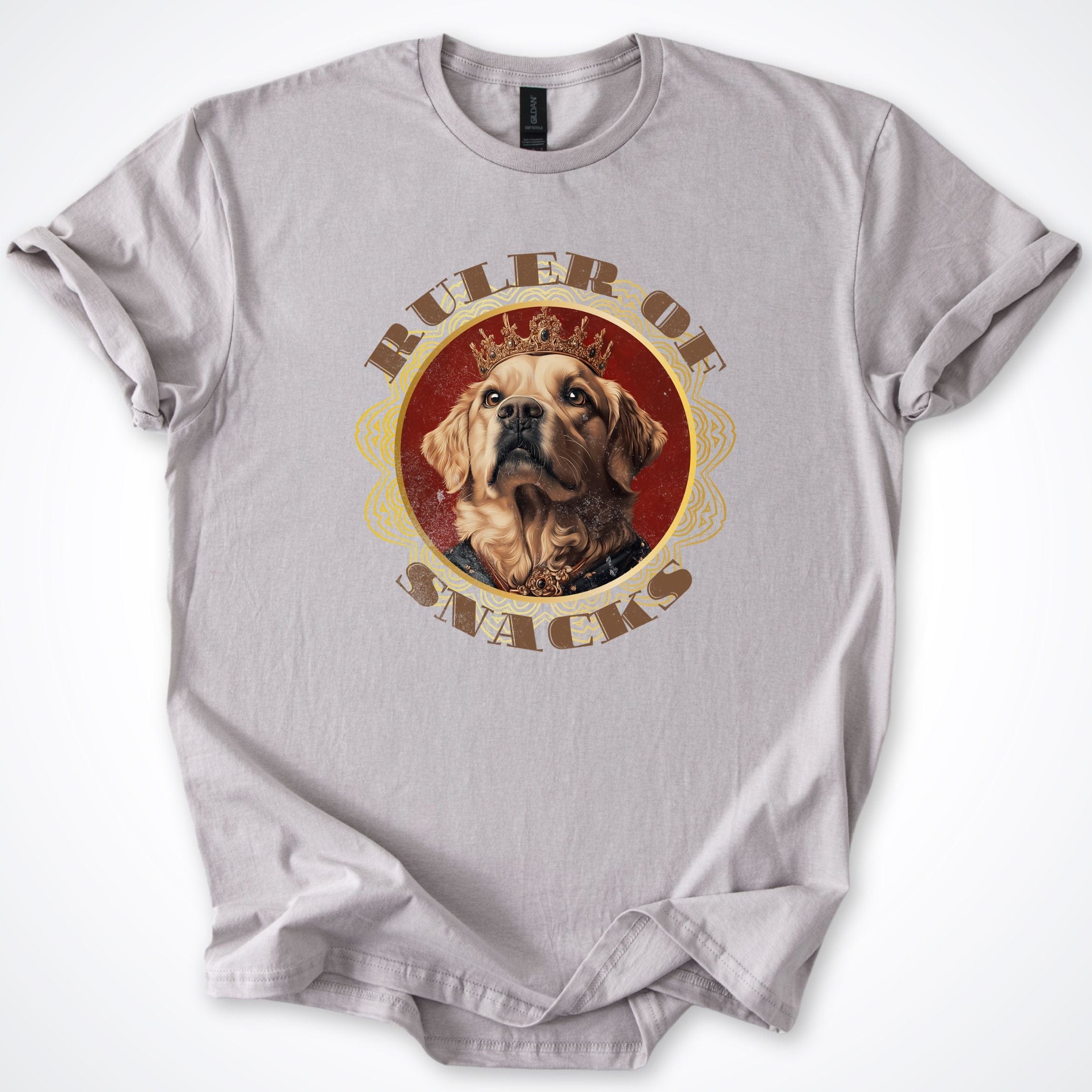 T-Shirt Ice Grey / S Ruler of Snacks Golden Retreiver T-Shirt ReallyintoDogs