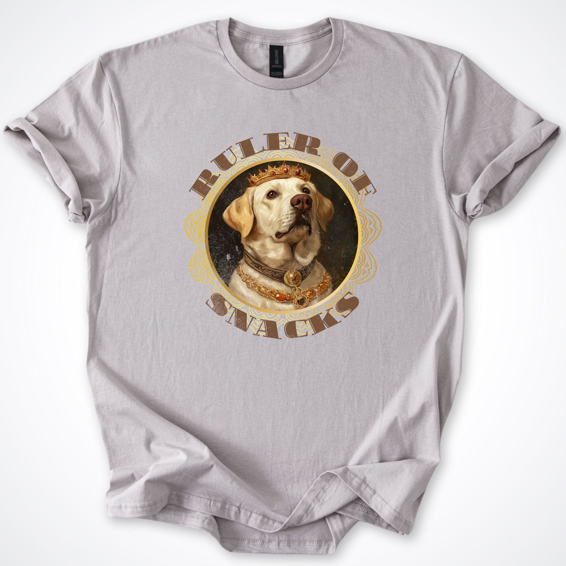 T-Shirt Ice Grey / S Ruler of Snacks Labrador T-Shirt ReallyintoDogs