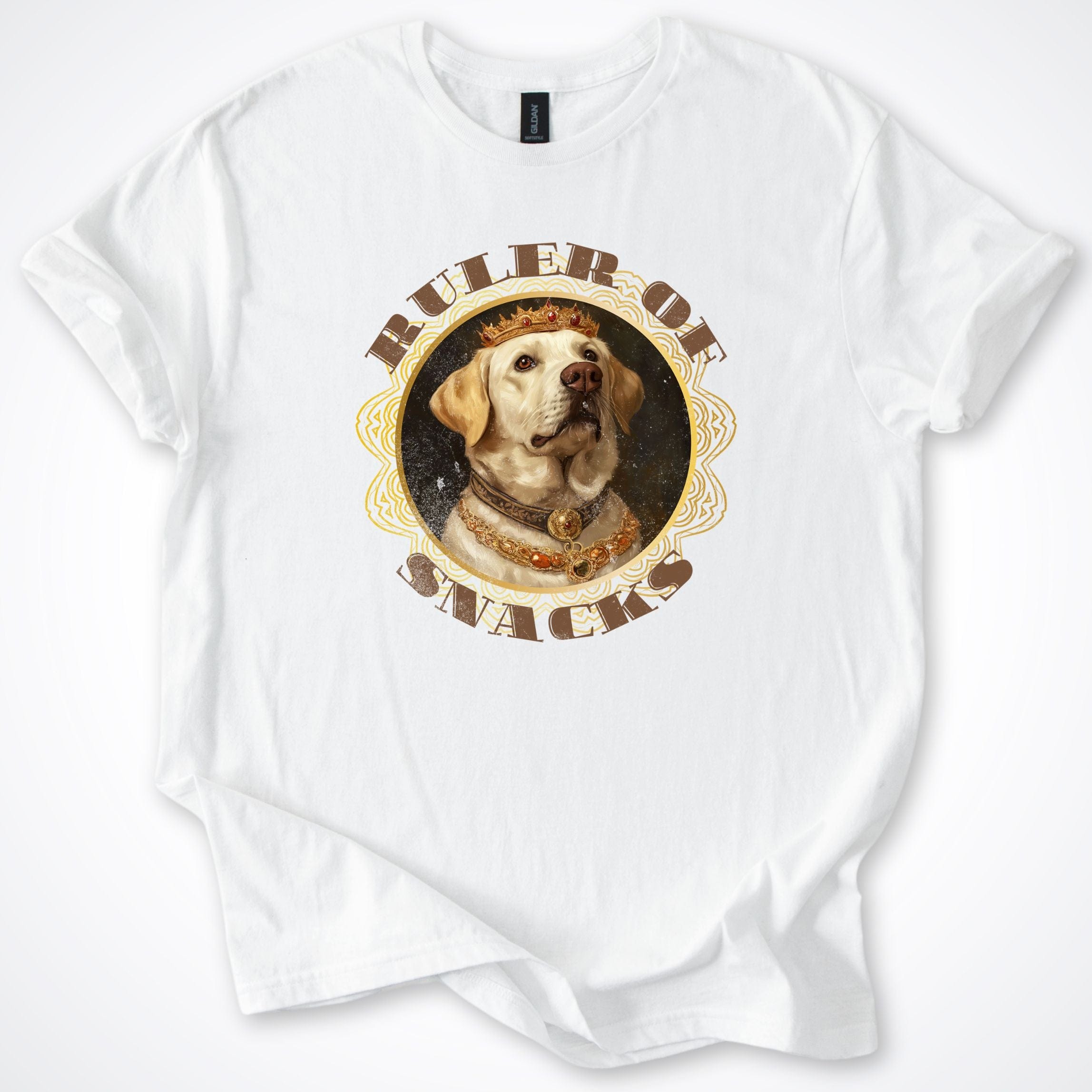 T-Shirt White / S Ruler of Snacks Labrador T-Shirt ReallyintoDogs