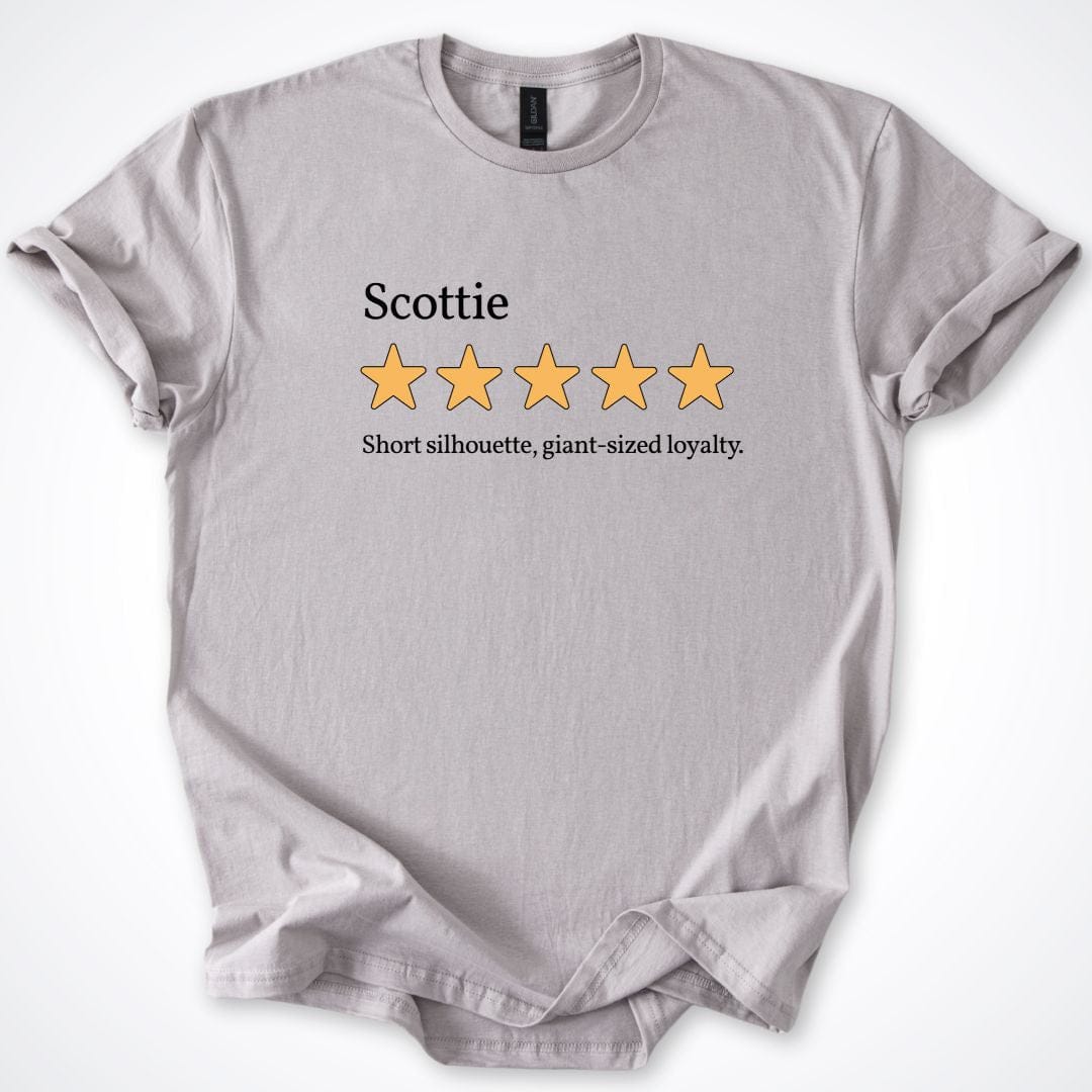 T-Shirt Ice Grey / S Scottie Five Star Review 3.0 T-Shirt ReallyintoDogs