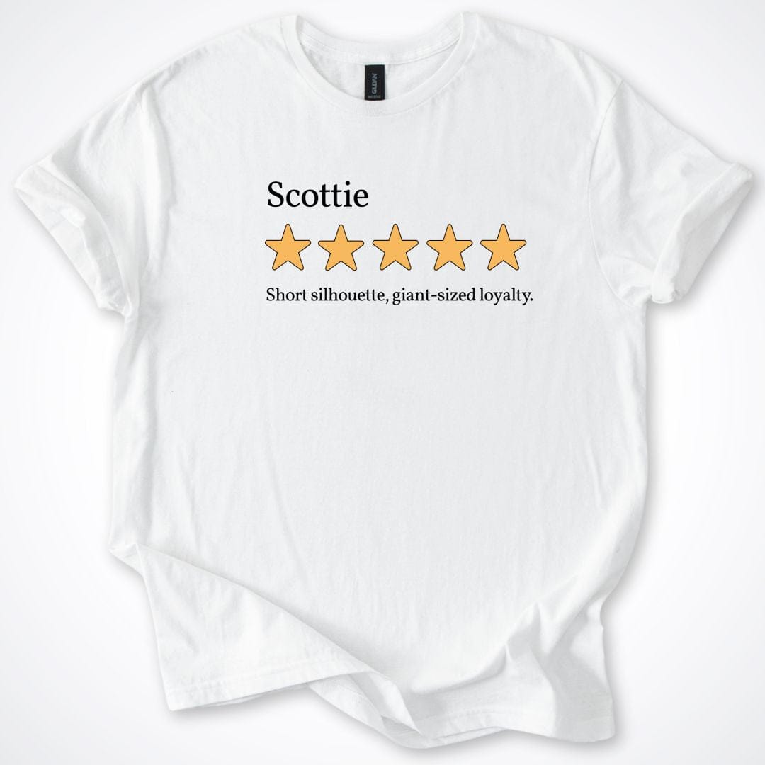 T-Shirt White / S Scottie Five Star Review 3.0 T-Shirt ReallyintoDogs