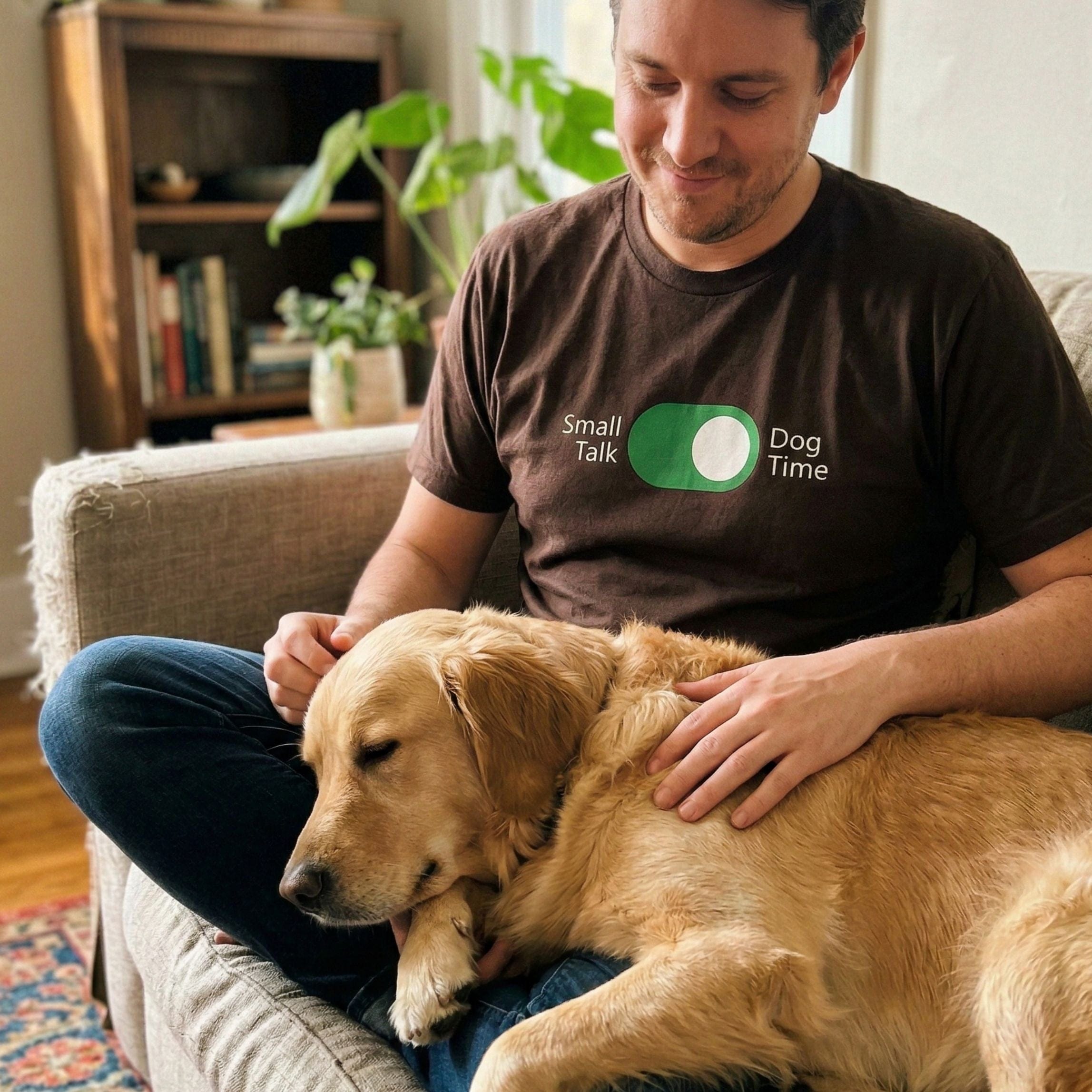 T-Shirt Small Talk Dog Time Toggle T-Shirt ReallyintoDogs