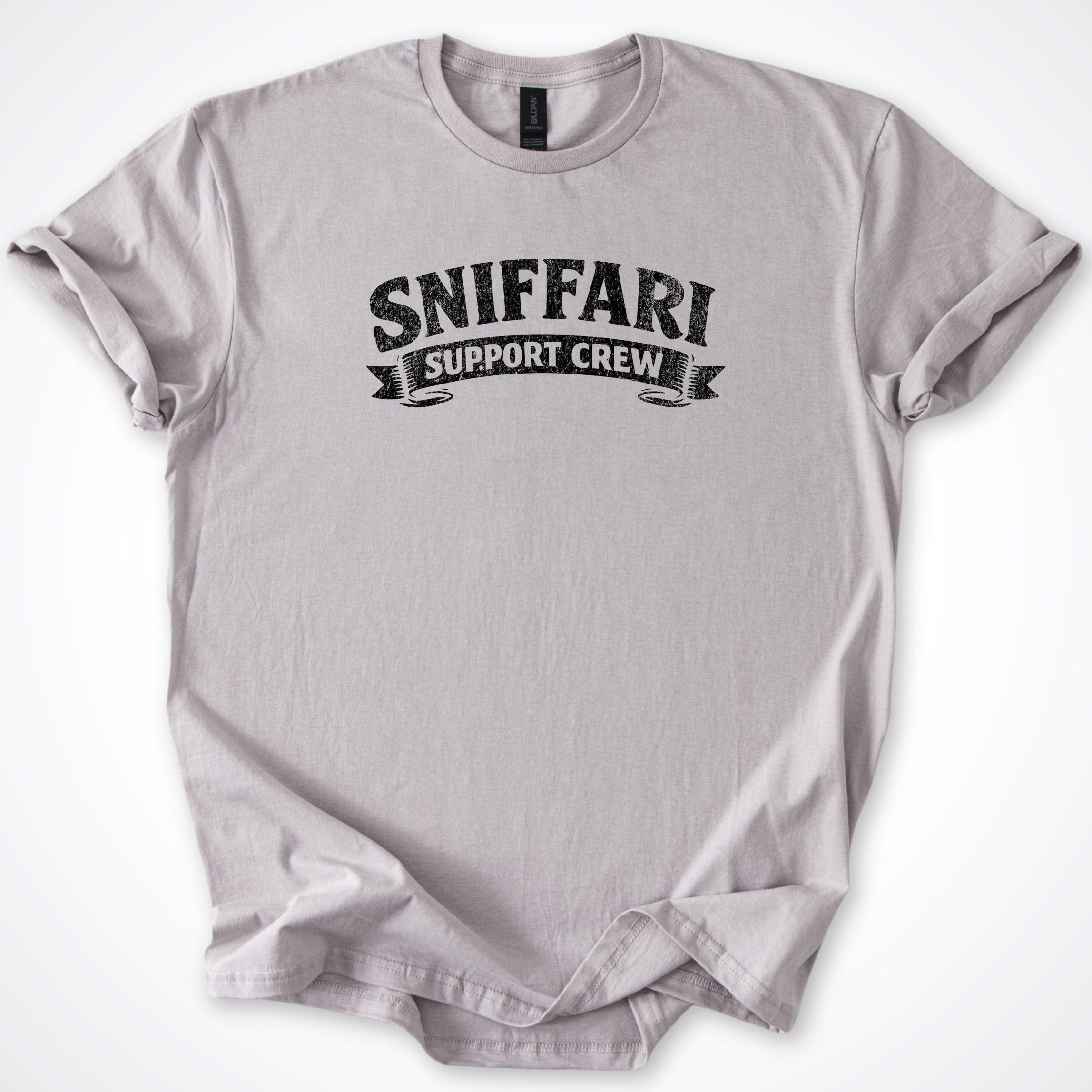 T-Shirt Ice Grey / S Sniffari Banner T-Shirt ReallyintoDogs