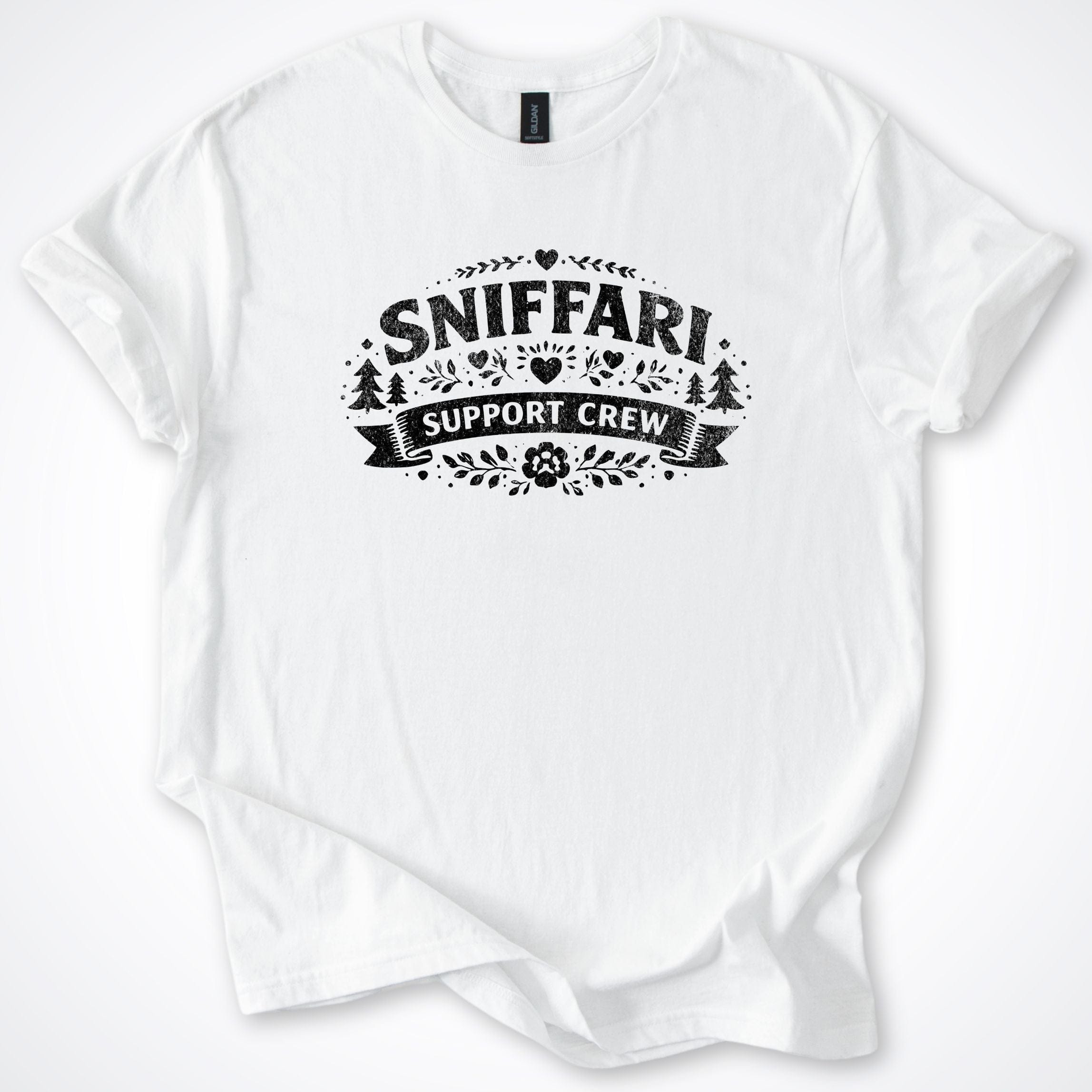 T-Shirt White / S Sniffari Embellished T-Shirt ReallyintoDogs