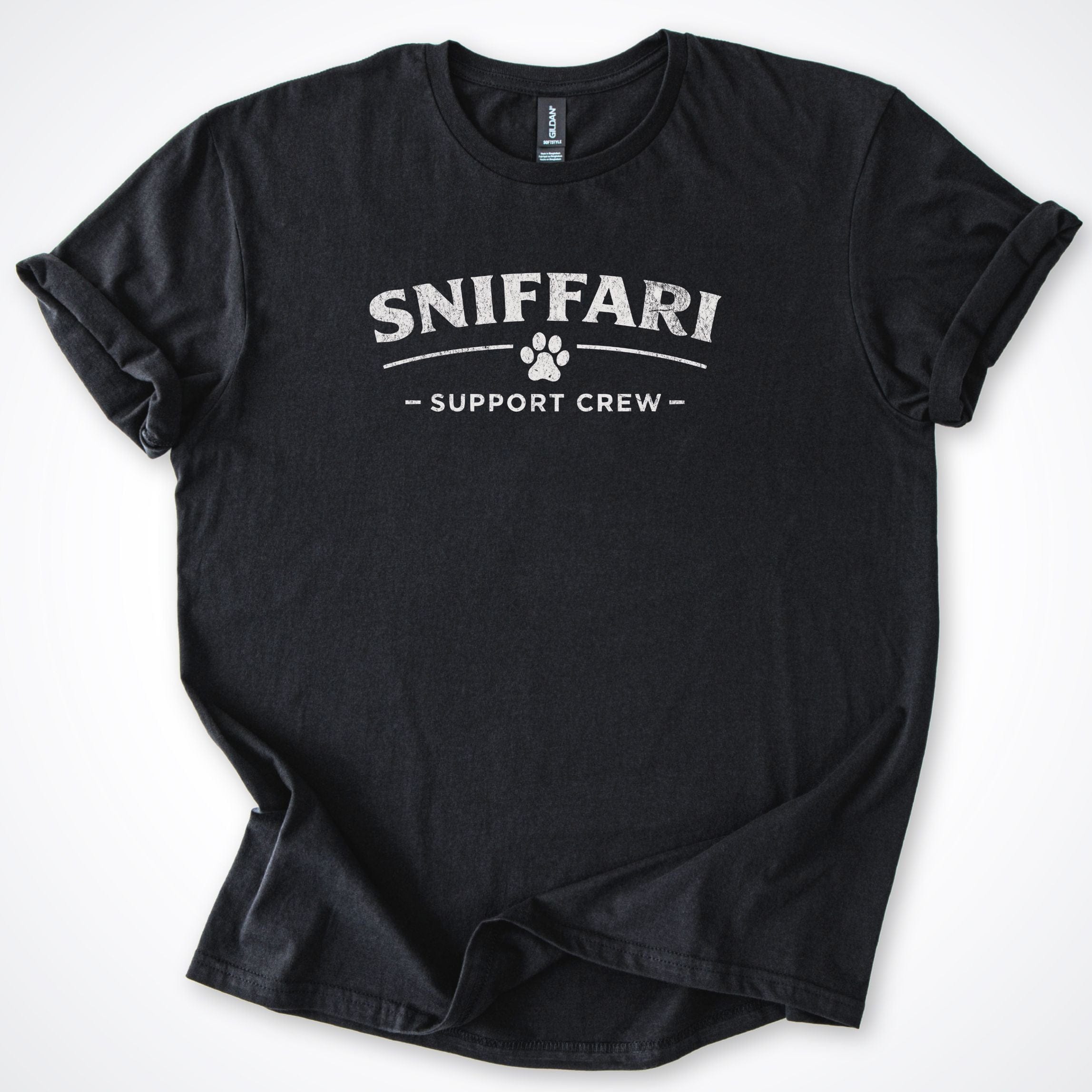 T-Shirt Black / S Sniffari Pawprint T-Shirt ReallyintoDogs