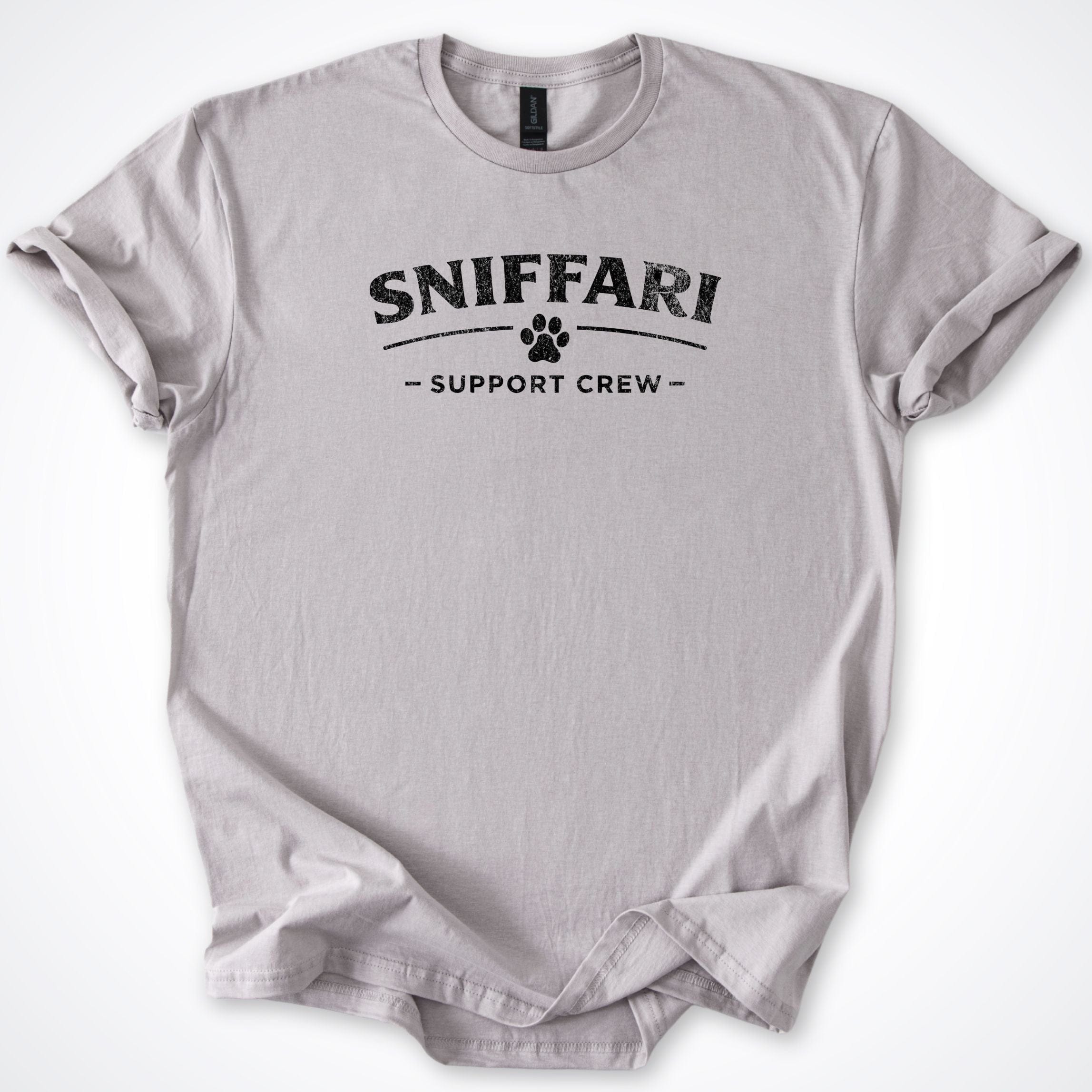 T-Shirt Ice Grey / S Sniffari Pawprint T-Shirt ReallyintoDogs