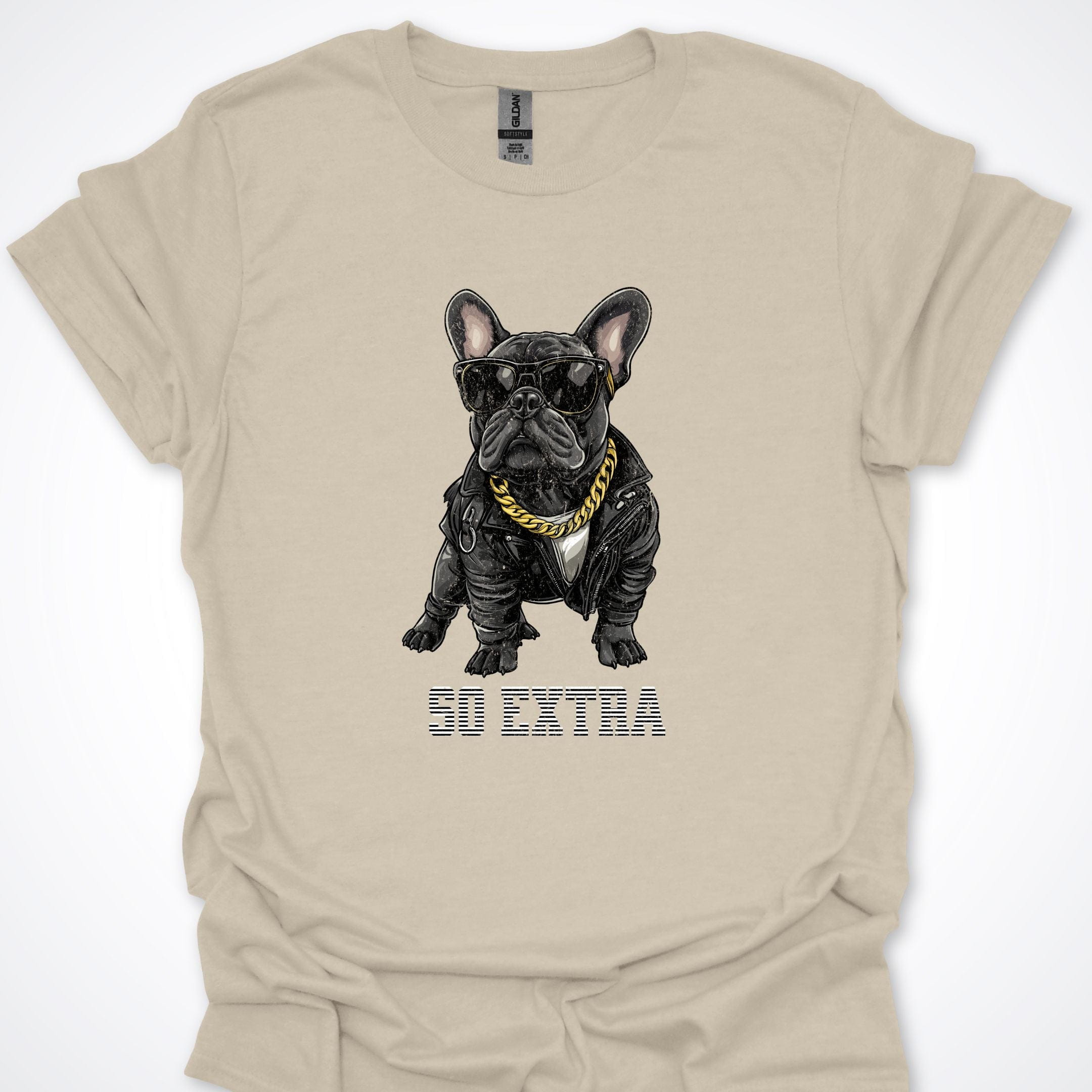 T-Shirt Natural / S So Extra French Bulldog Premium Unisex T-Shirt ReallyintoDogs