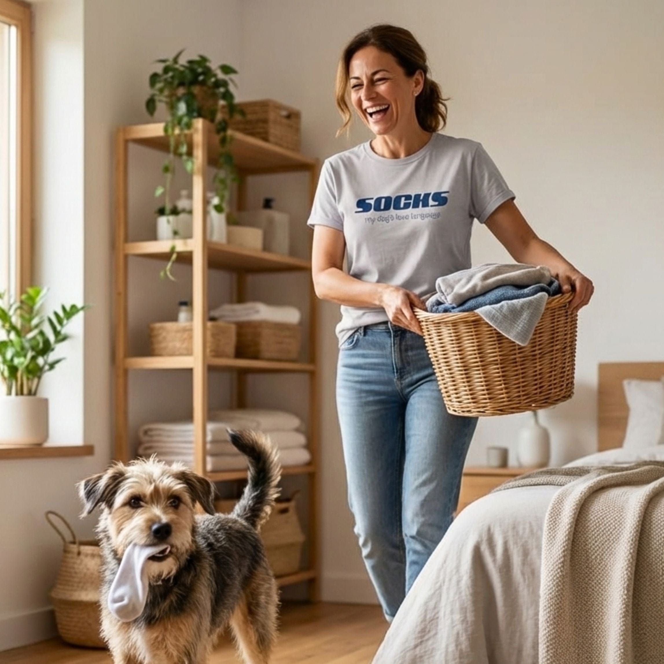 T-Shirt Socks My Dog's Love Language T-Shirt ReallyintoDogs