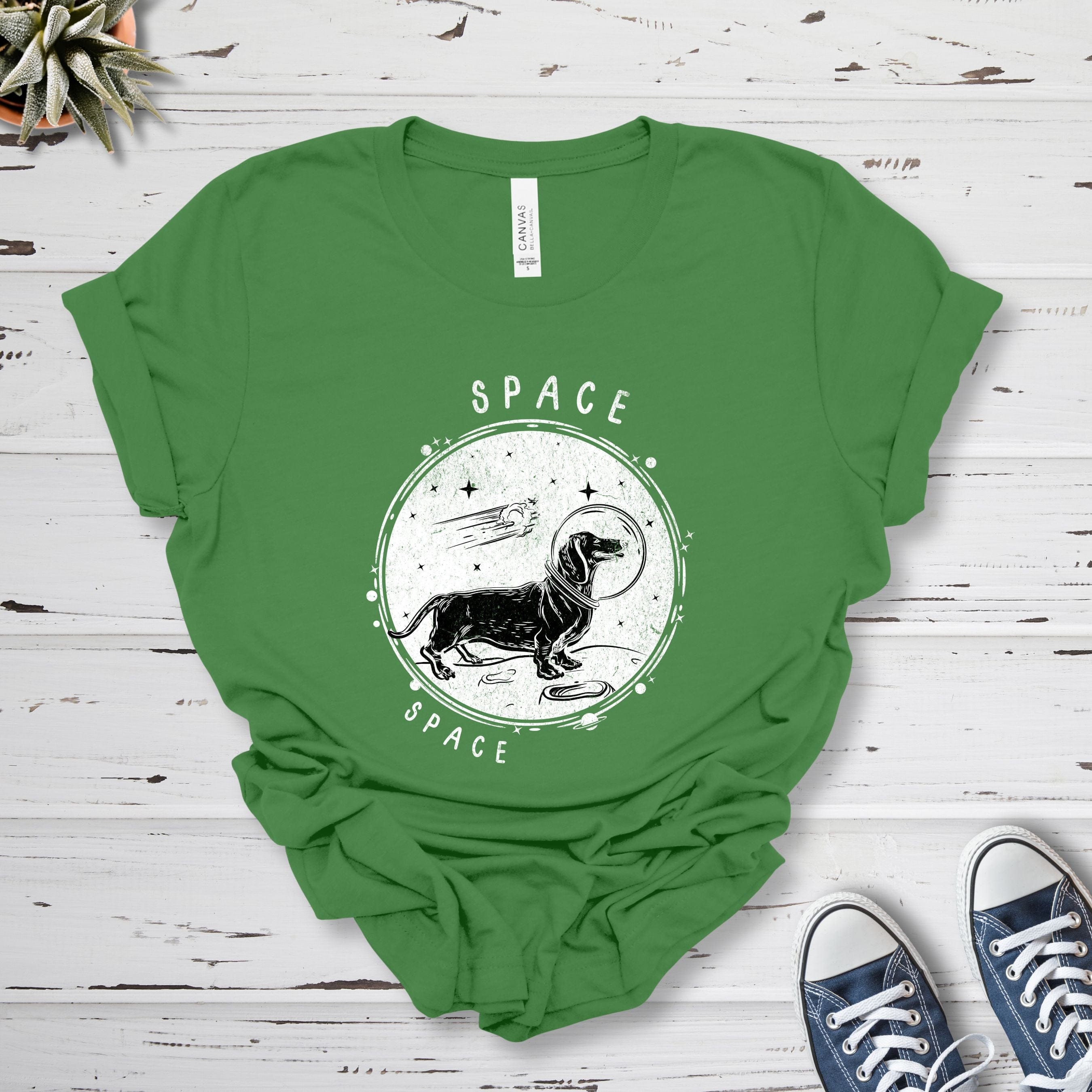 T-Shirt Leaf / S Space Premium Unisex T-Shirt --reallyintothat