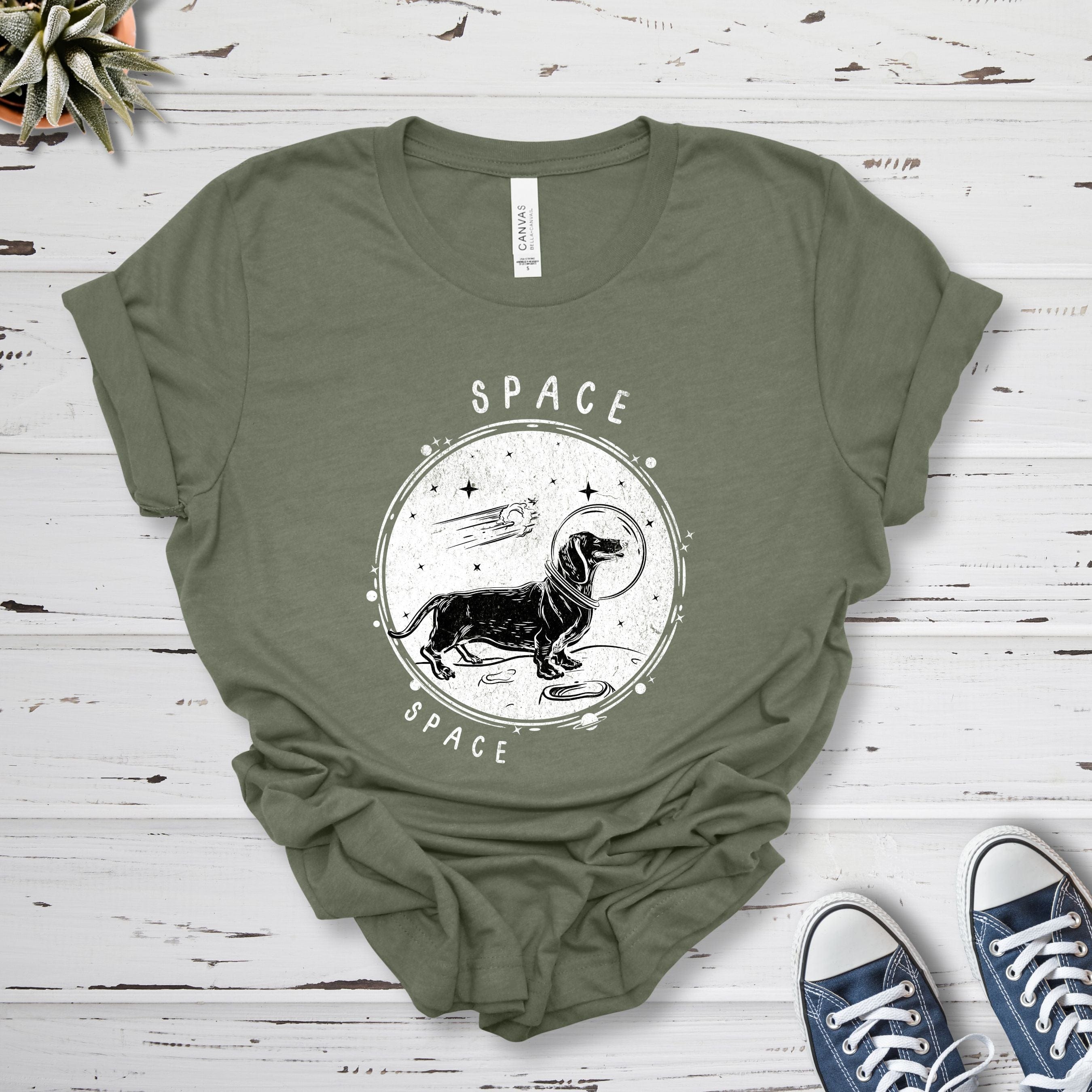 T-Shirt Military Green / S Space Premium Unisex T-Shirt --reallyintothat