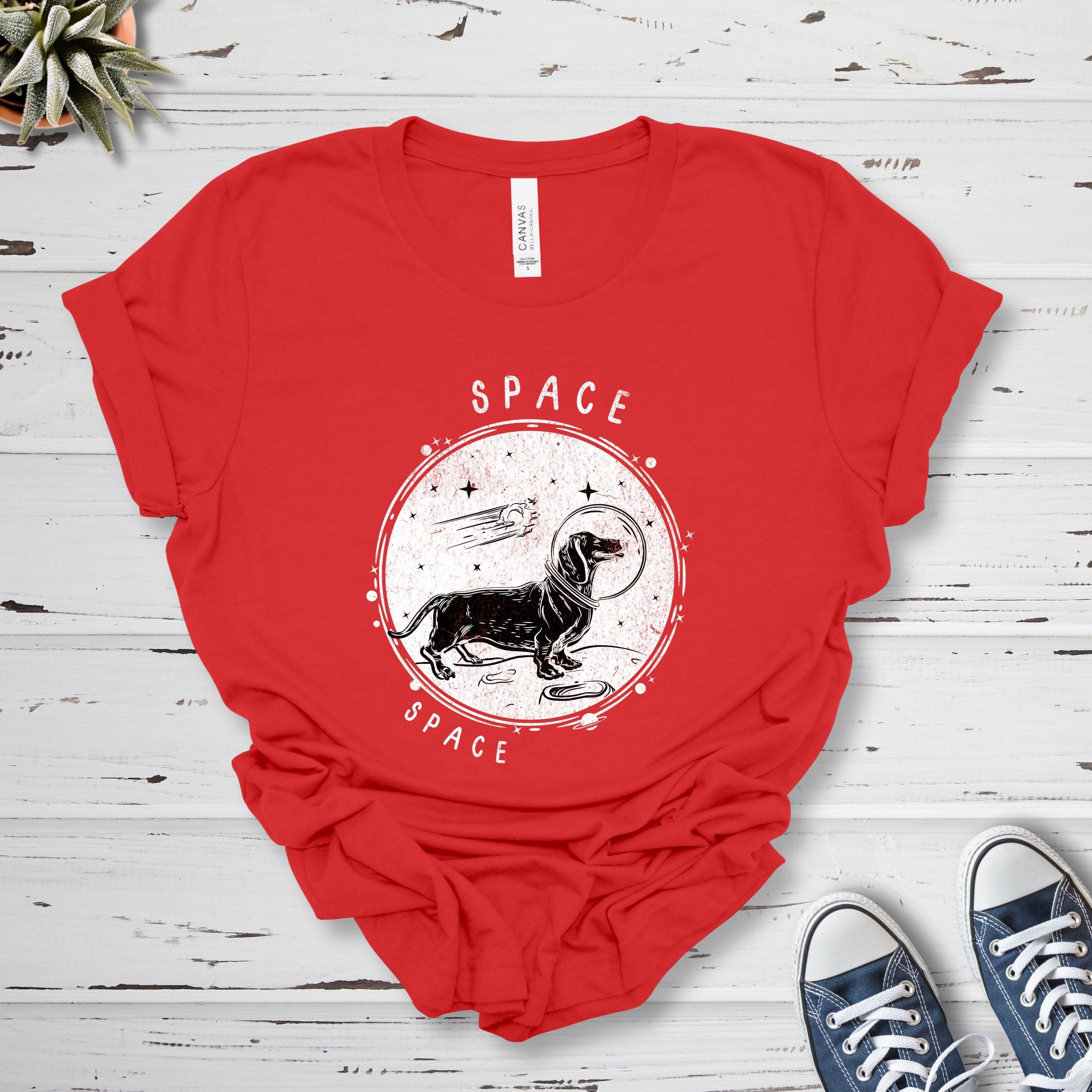 T-Shirt Red / S Space Premium Unisex T-Shirt --reallyintothat