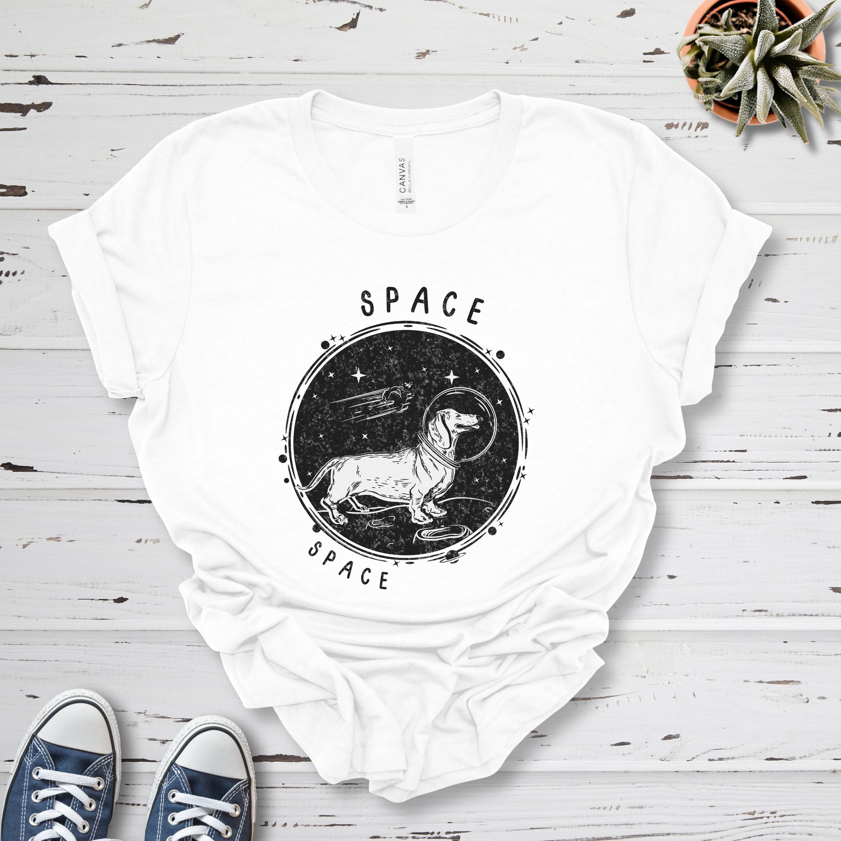 T-Shirt White / S Space Premium Unisex T-Shirt --reallyintothat