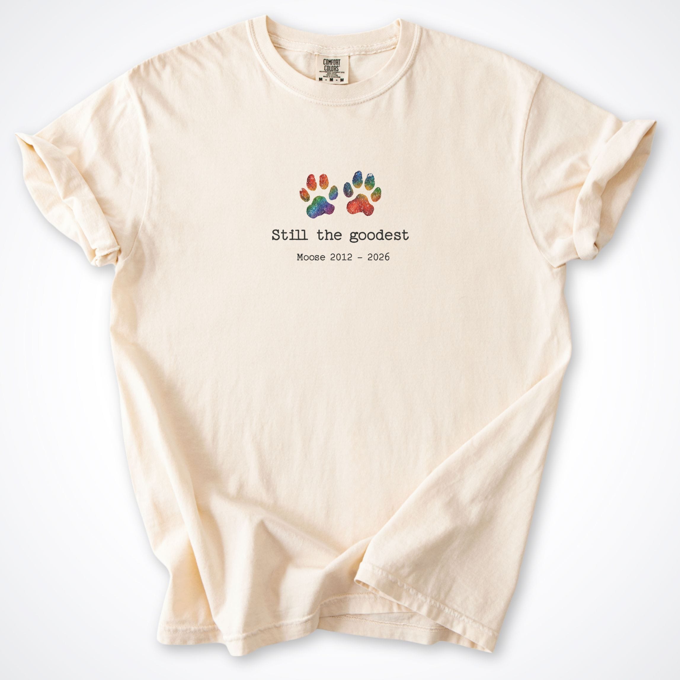 T-Shirt Ivory / S Still The Goodest - Personalized Memorial Premium T-Shirt ReallyintoDogs