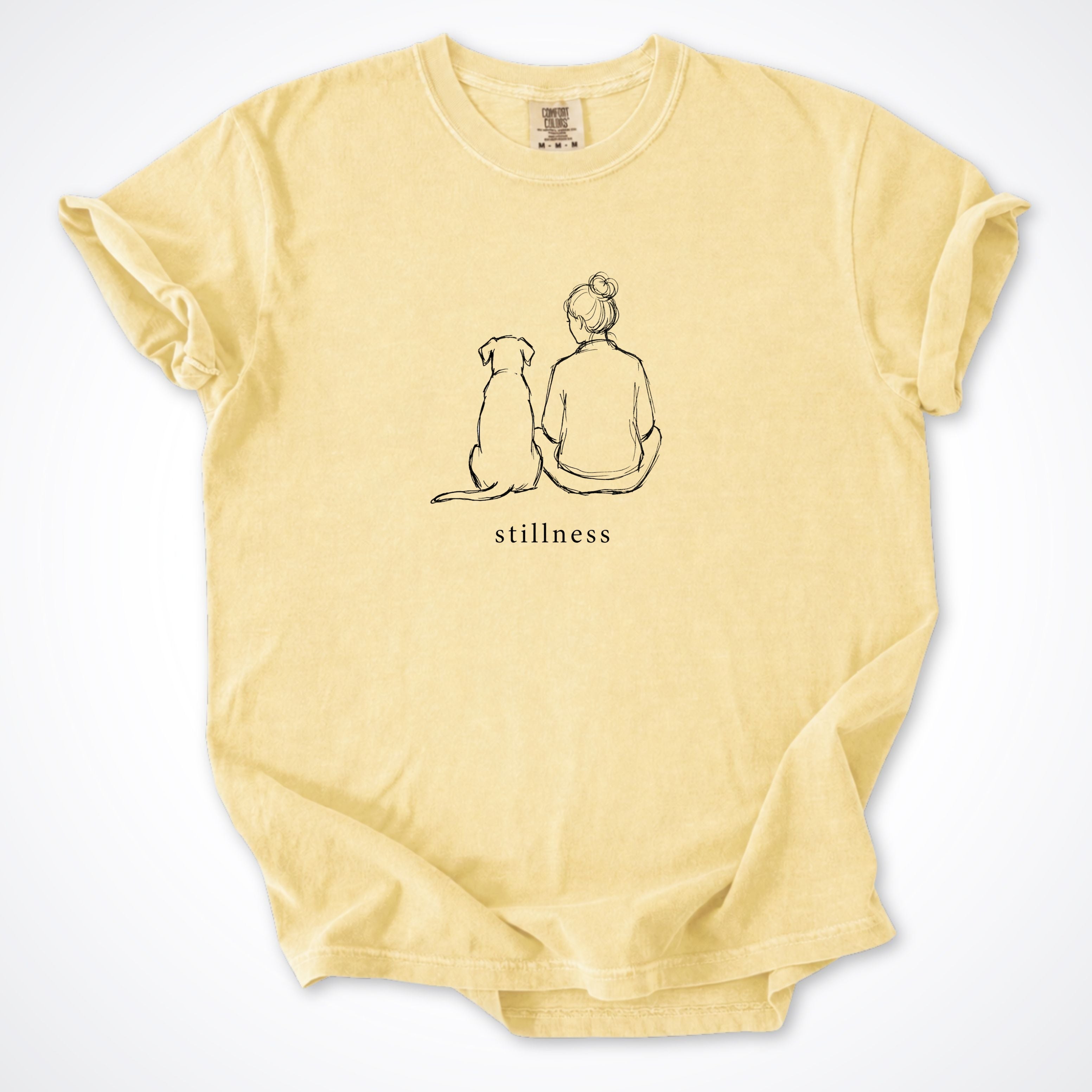 Stillness Dog Woman Premium T-Shirt - Butter