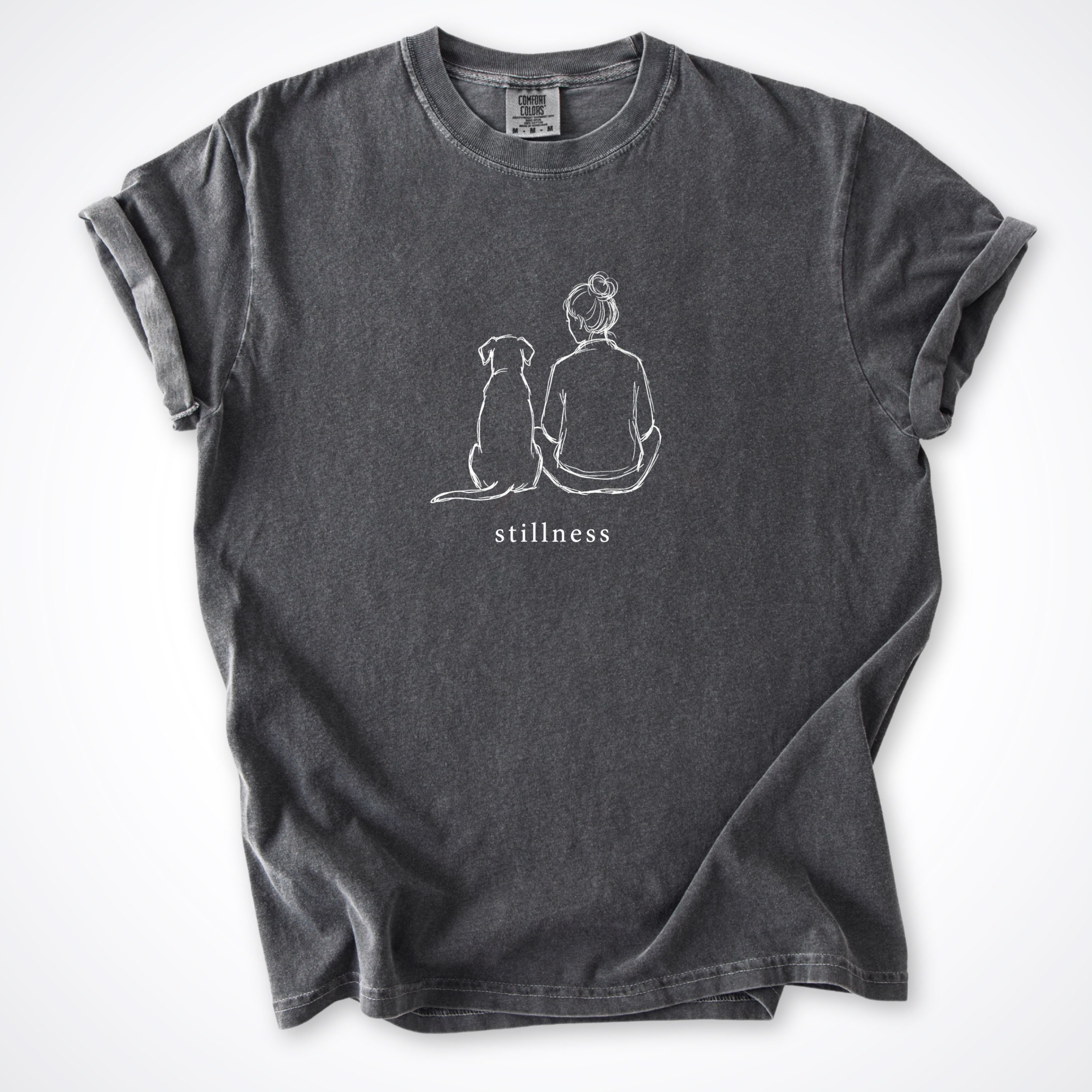 Stillness Dog Woman Premium T-Shirt - Pepper