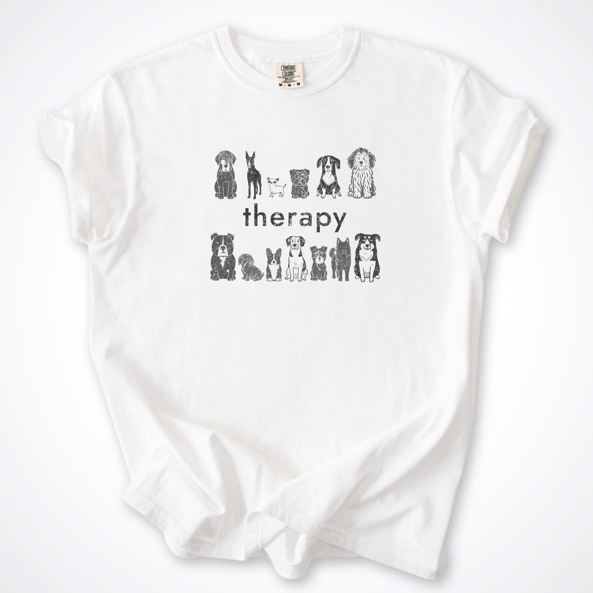 T-Shirt White / S Therapy Premium T-Shirt ReallyintoDogs