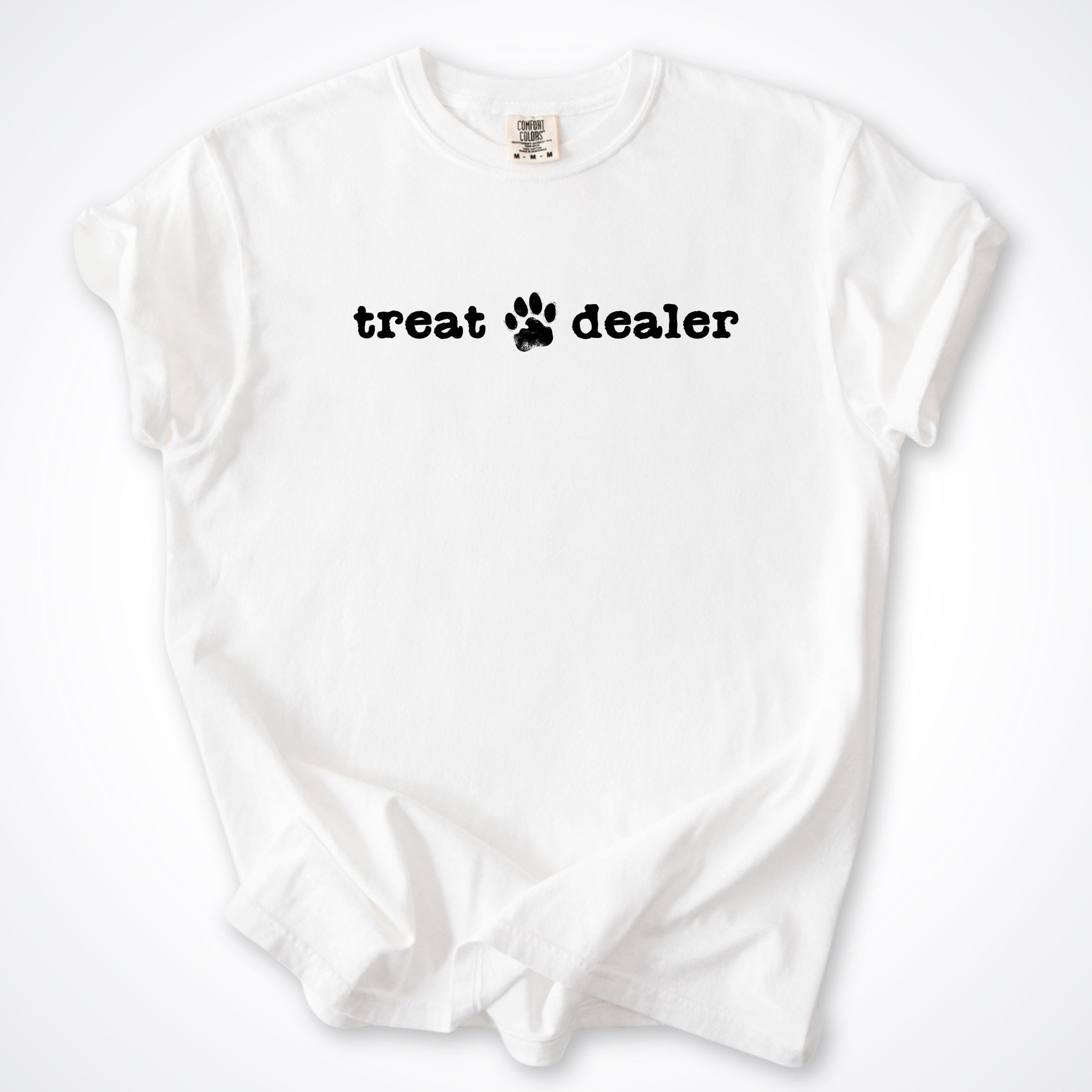 T-Shirt S / White Treat Dealer Comfort Colors T-Shirt ReallyintoDogs