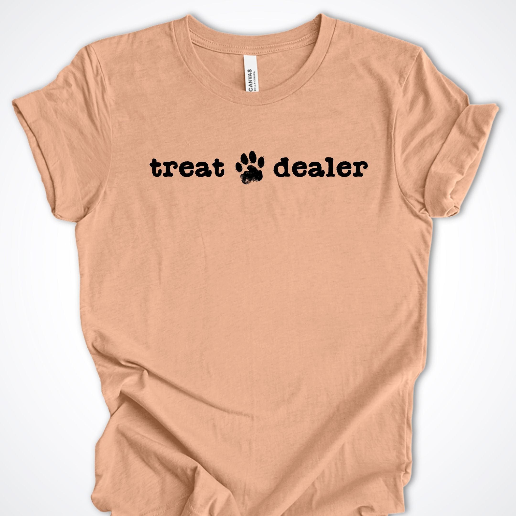 T-Shirt Heather Peach / S Treat Dealer Premium Unisex T-Shirt ReallyintoDogs