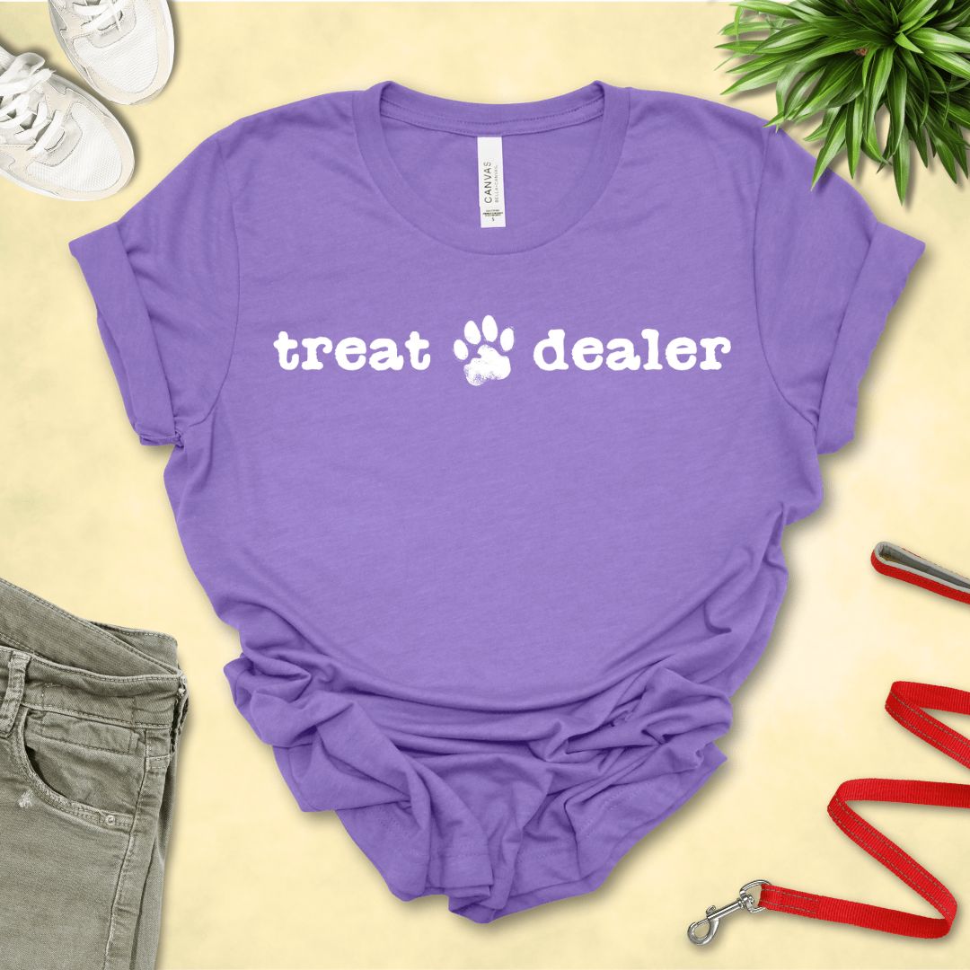 T-Shirt Heather Team Purple / S Treat Dealer Premium Unisex Tee - Fun Casual Wear for Dog Lovers --reallyintothat