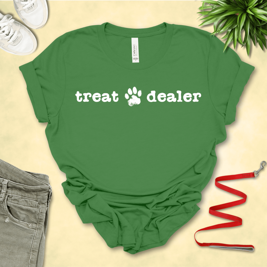 T-Shirt Leaf / S Treat Dealer Premium Unisex Tee - Fun Casual Wear for Dog Lovers --reallyintothat