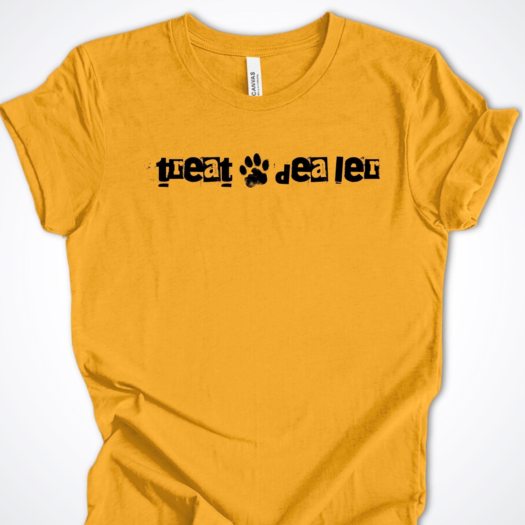 T-Shirt Gold / S Treat Dealer Ransom Note Premium Unisex T-Shirt ReallyintoDogs