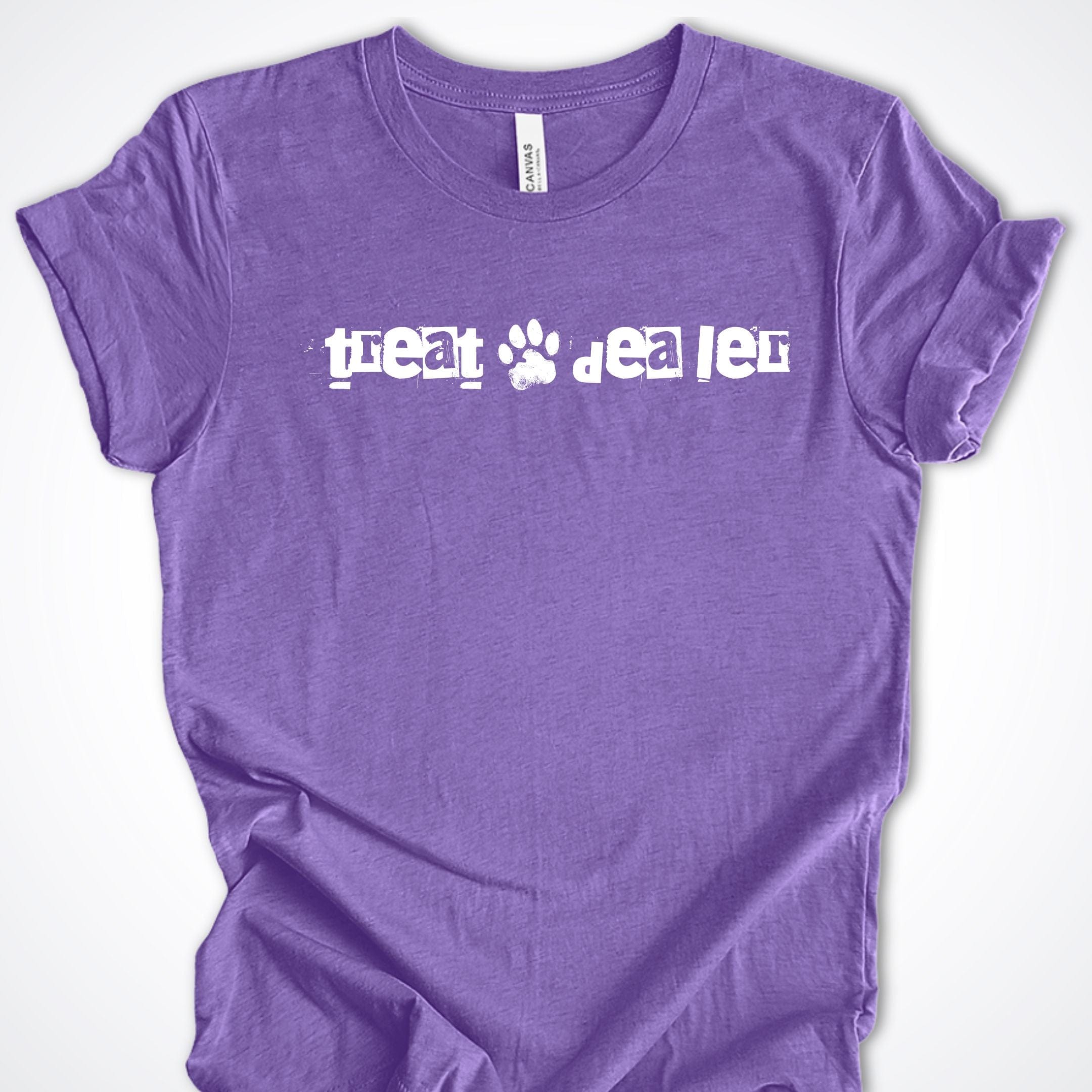 T-Shirt Heather Team Purple / S Treat Dealer Ransom Note Premium Unisex T-Shirt ReallyintoDogs