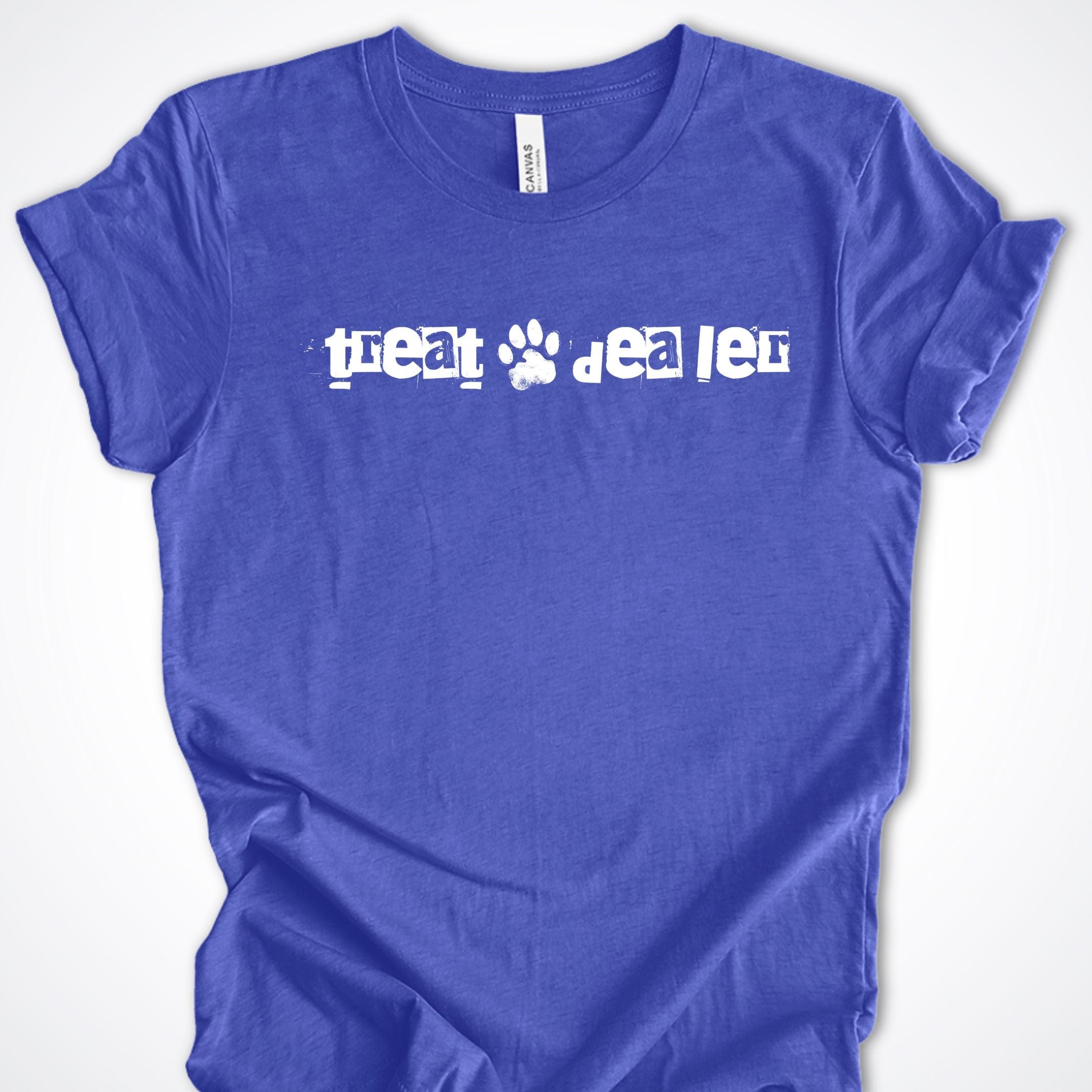 T-Shirt Heather True Royal / S Treat Dealer Ransom Note Premium Unisex T-Shirt ReallyintoDogs