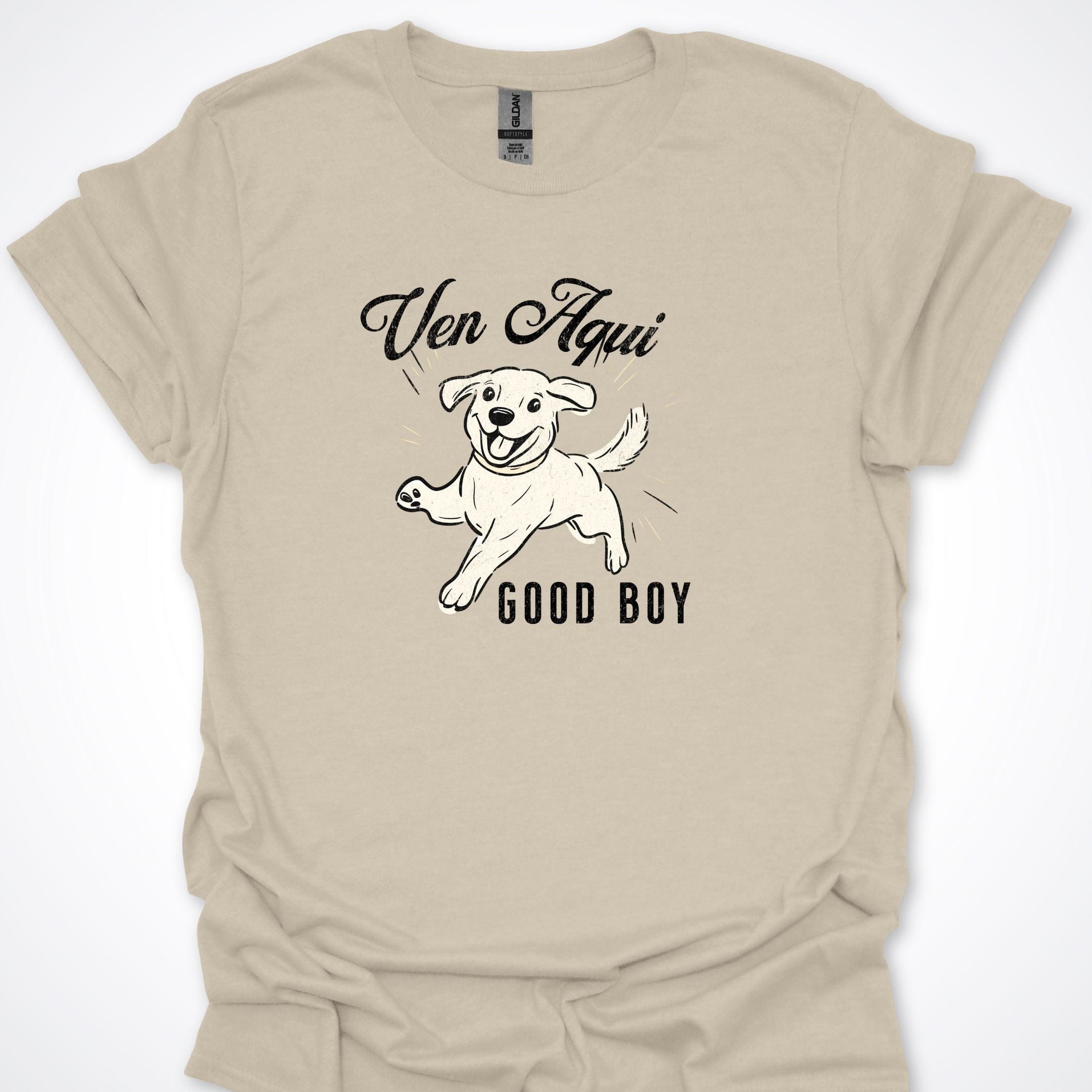 T-Shirt Ven Aqui Good Boy Premium Unisex T-Shirt ReallyintoDogs