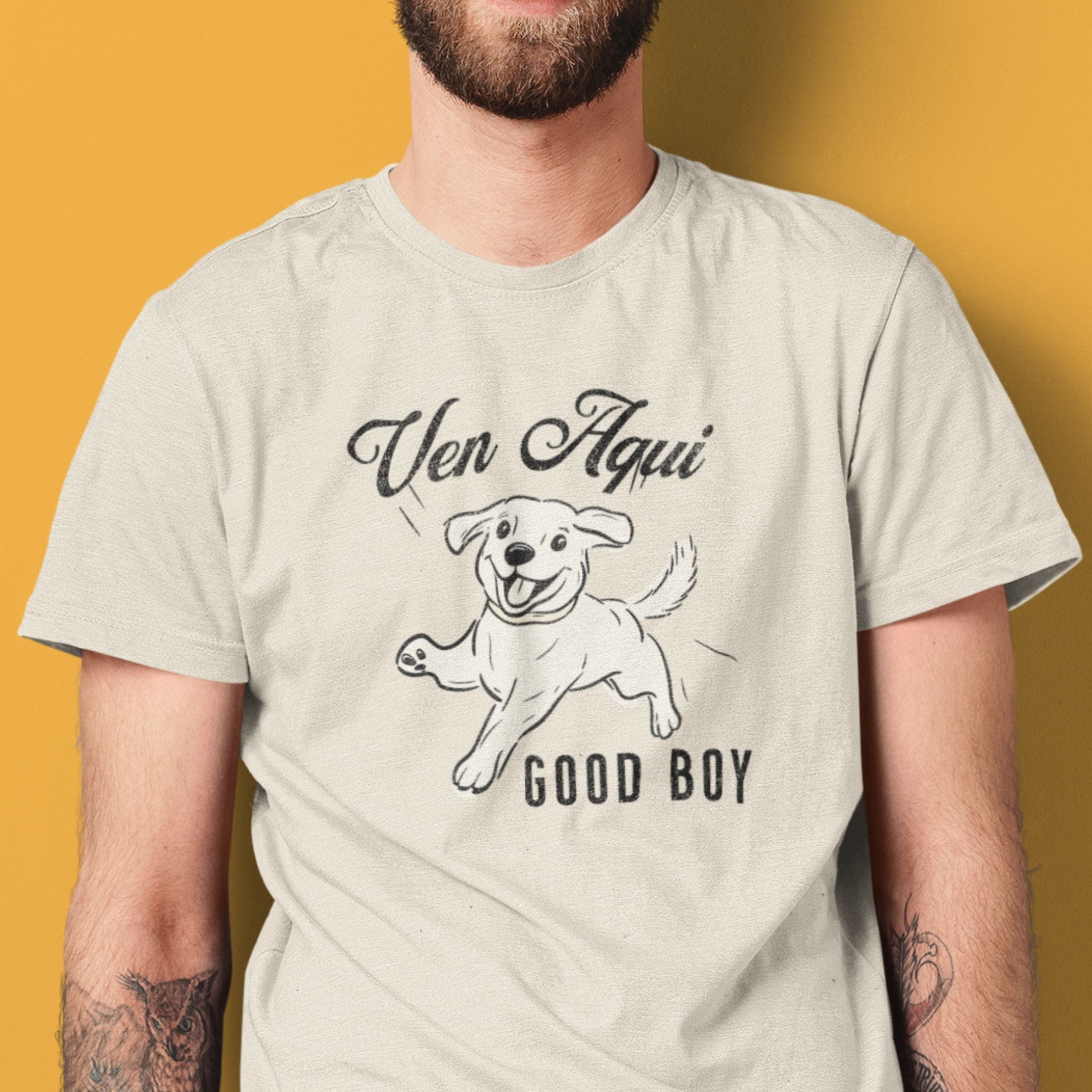 T-Shirt Ven Aqui Good Boy Premium Unisex T-Shirt ReallyintoDogs