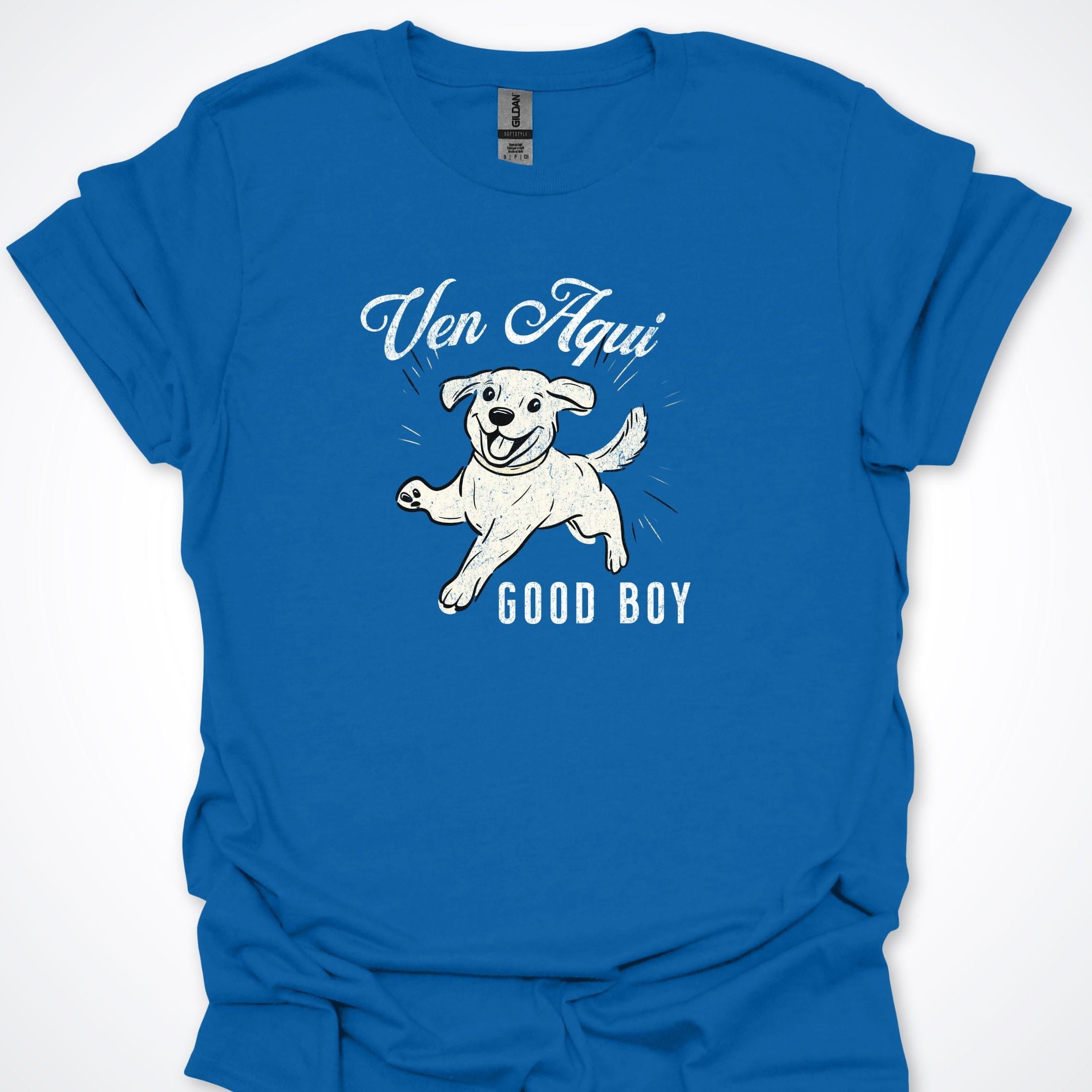 T-Shirt Royal / S Ven Aqui Good Boy Premium Unisex T-Shirt ReallyintoDogs