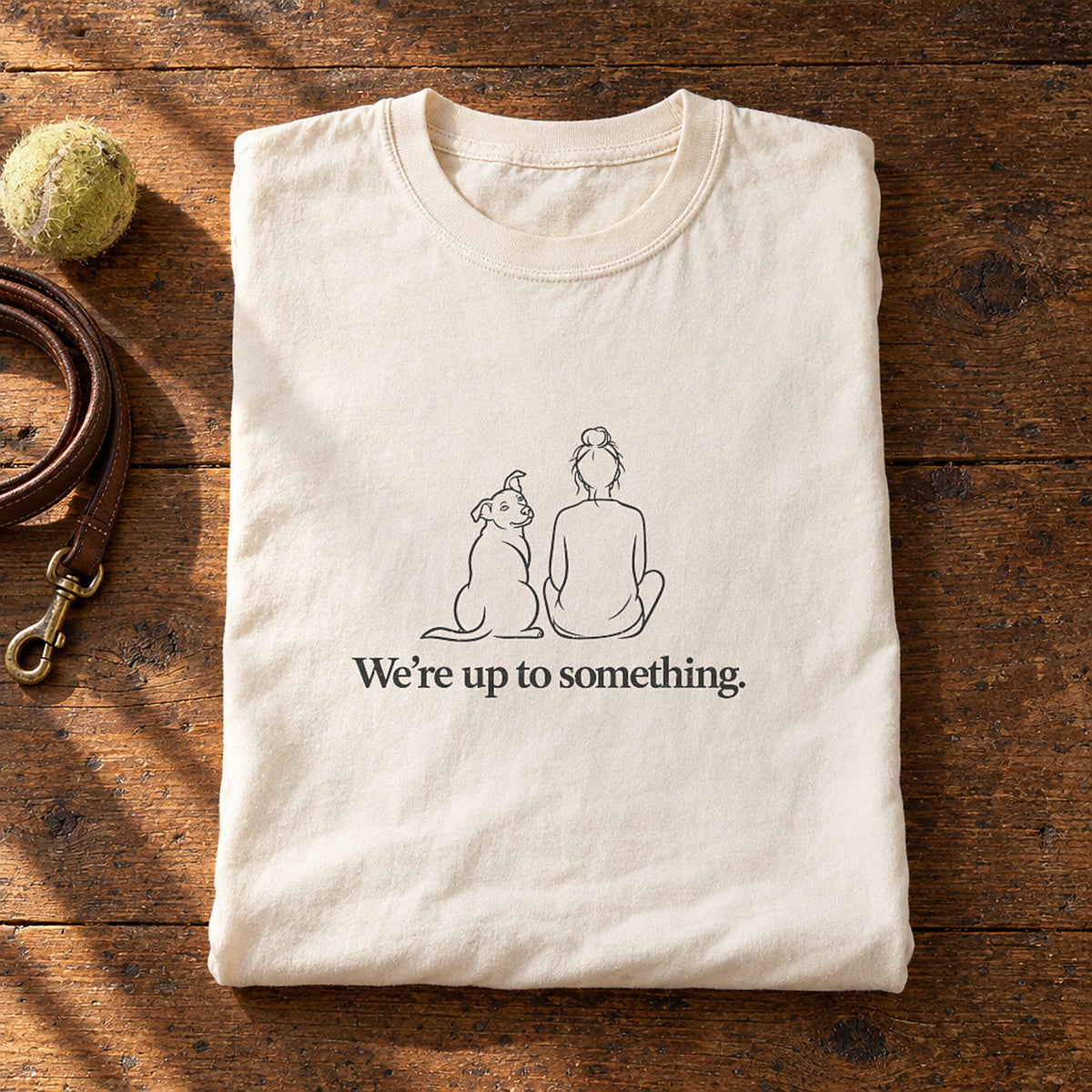 We're Up To Something Ivory folded