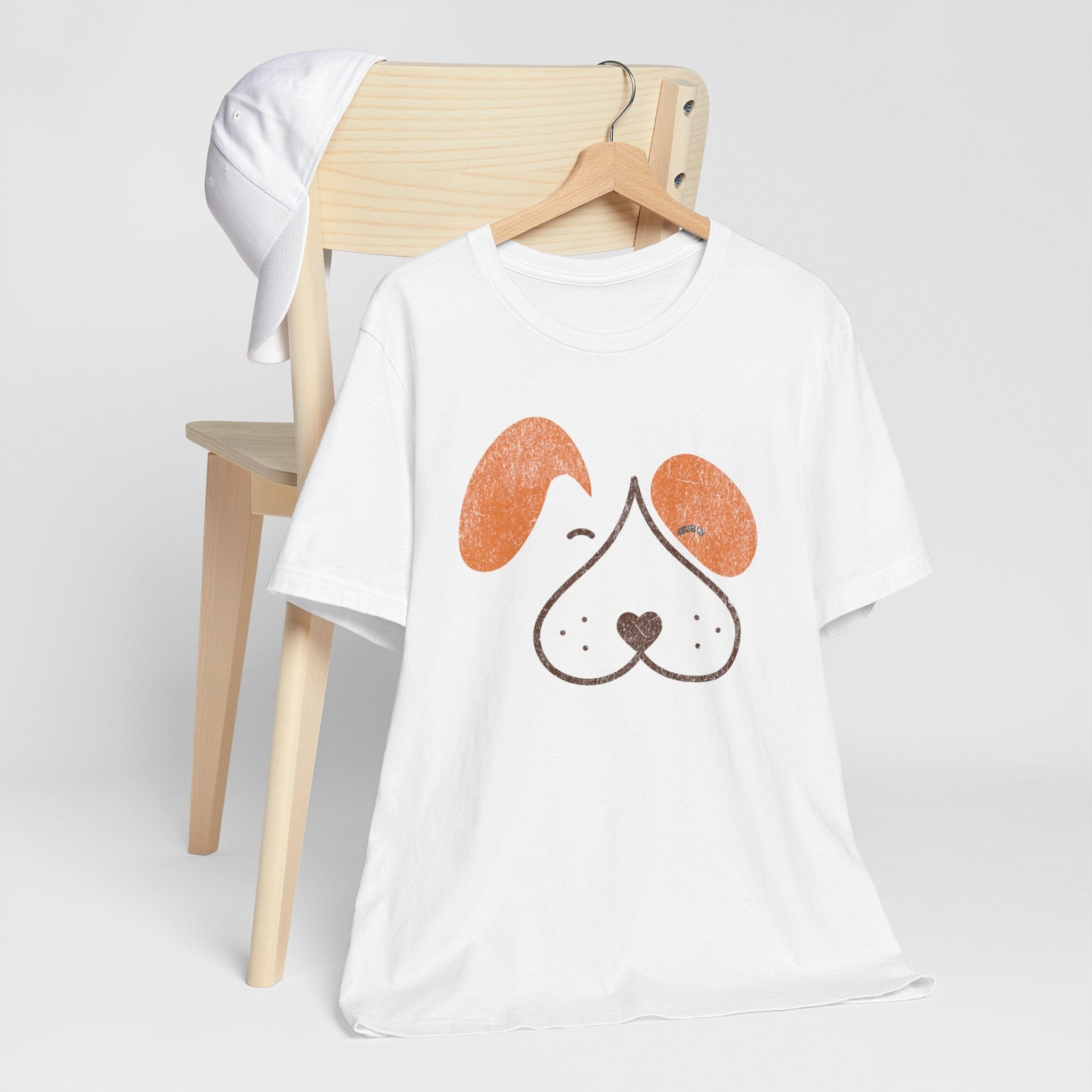 T-Shirt Wet Nose Puppy Face Premium Unisex Tee - Fun Casual Wear for Dog Lovers --reallyintothat