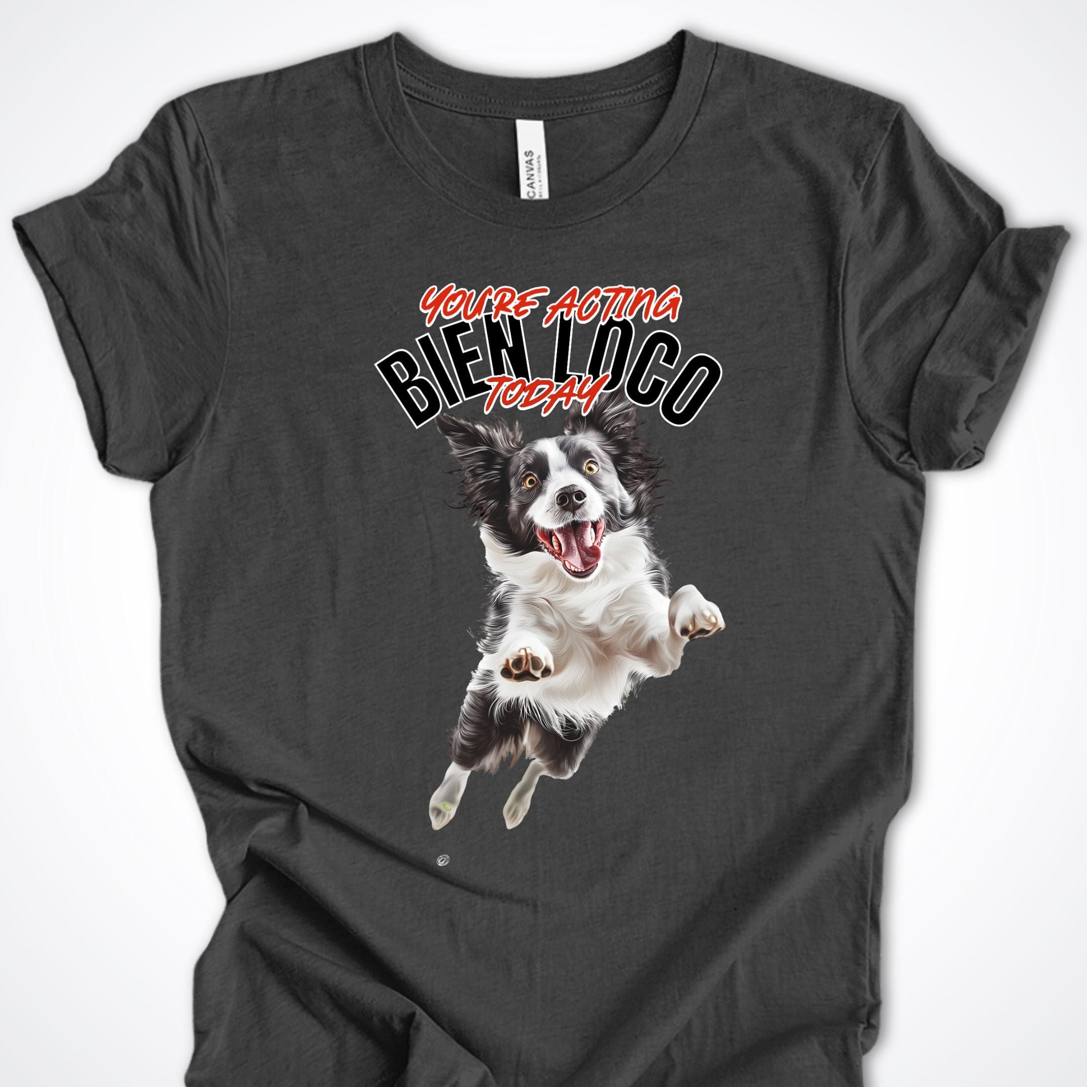 T-Shirt Dark Grey Heather / S You're Acting Bien Loco Today Premium Unisex T-Shirt ReallyintoDogs